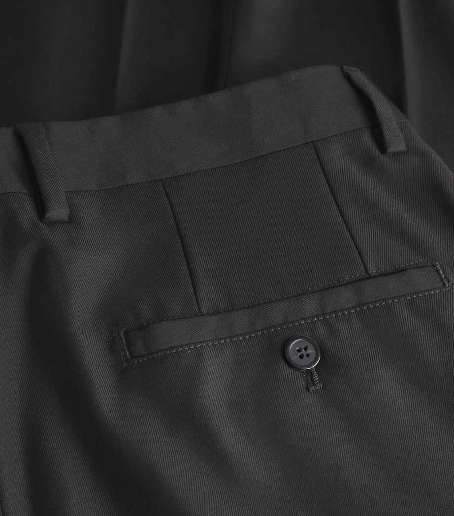 Virgin Wool Tailored Trousers 999 Image 5