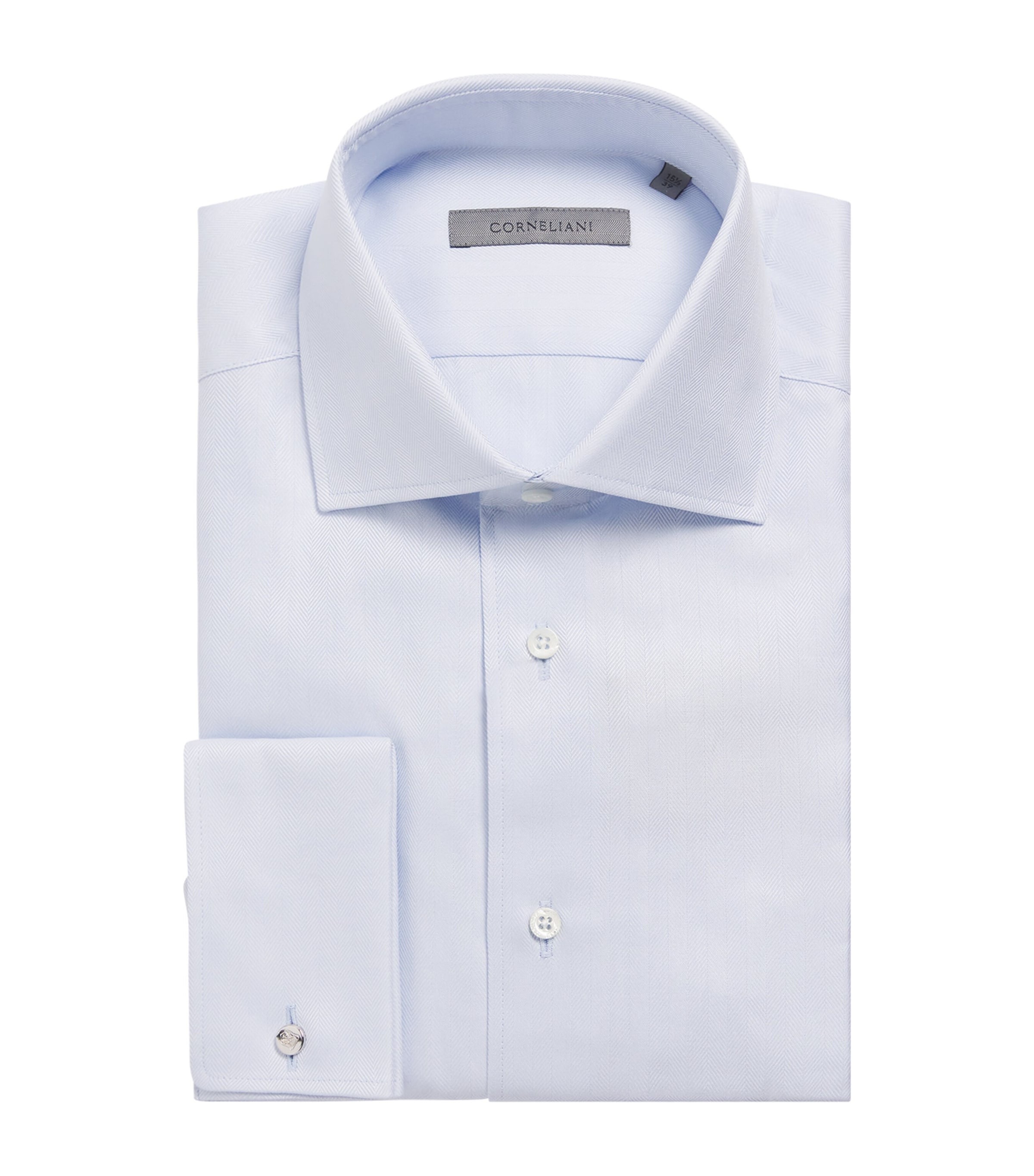 Cotton Formal Shirt 003 CHINA BLUE Image 1