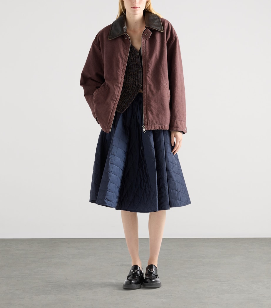 Re-Nylon Midi Circle Skirt F0AIN Image 2