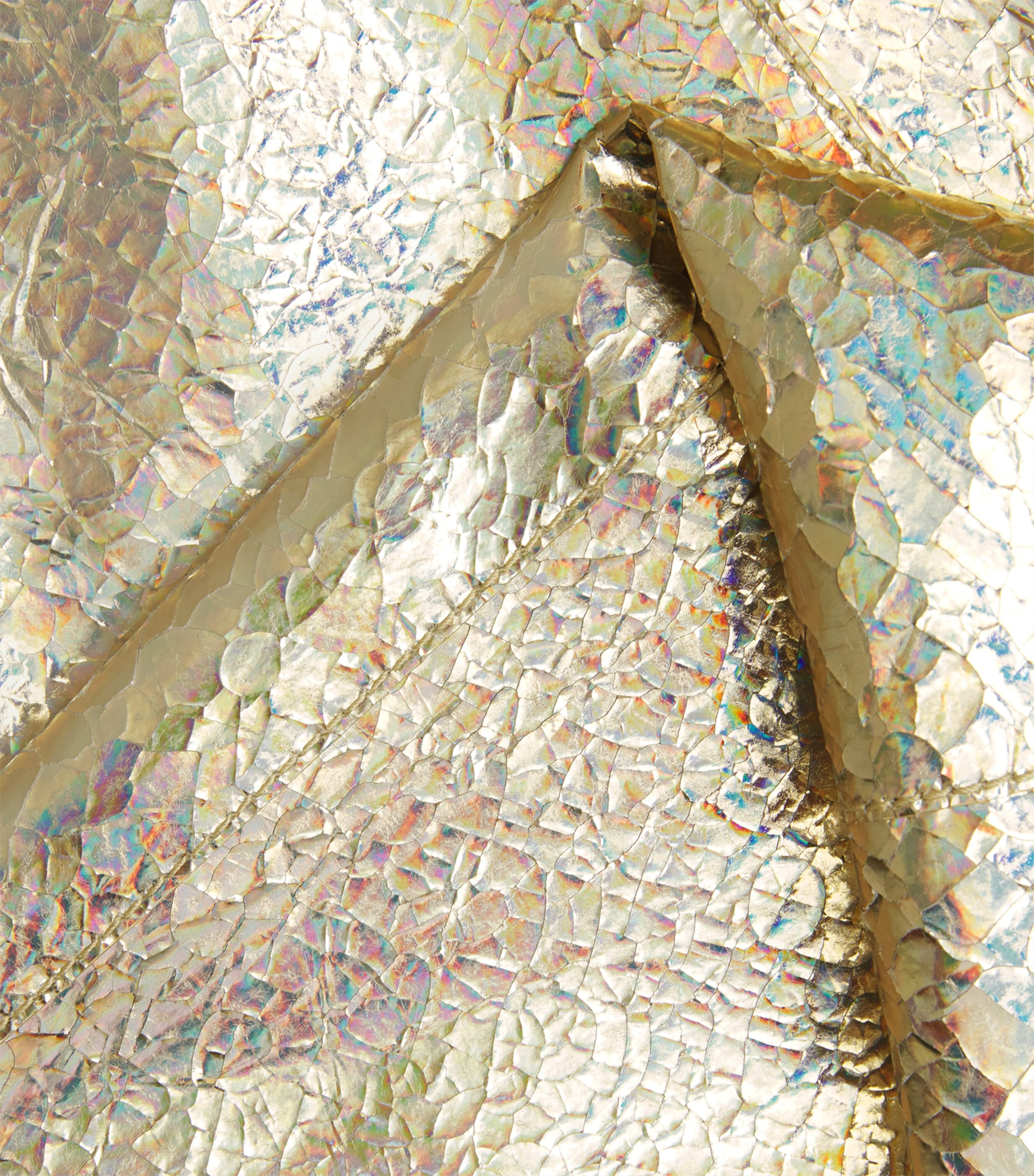 Suede Metallic Midi Skirt HALO YELLOW METALLIC Image 5