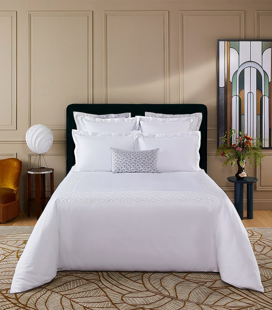 Festons Double Duvet Cover (200cm x 200cm) BLANC Image 2