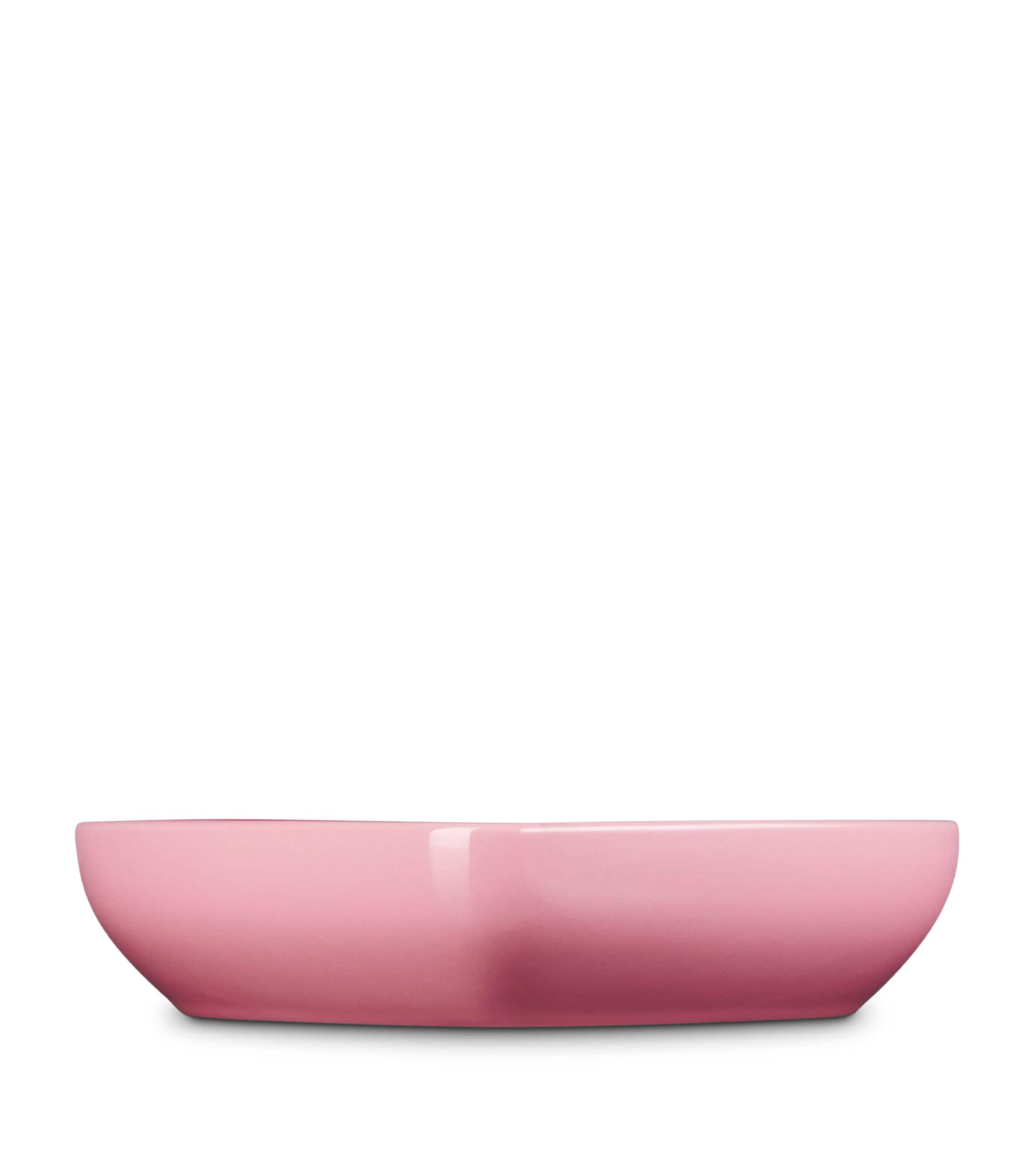 Le Creuset Stoneware Heart Bowl (20cm) Rose Quartz Image 3