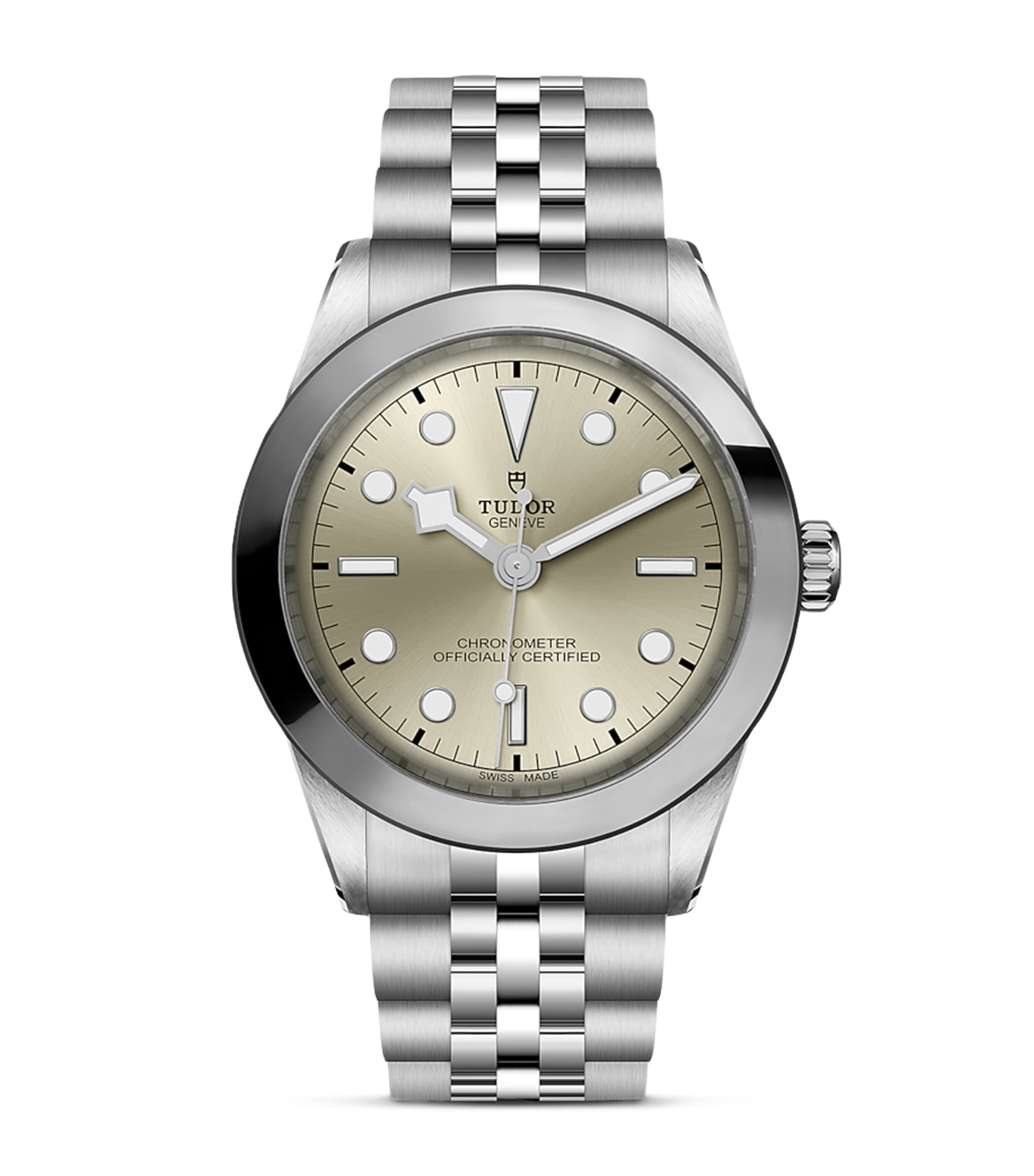 Tudor Black Bay One Stainless Steel Watch In Beige