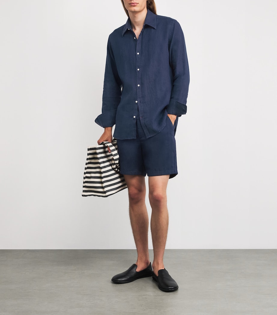 Cotton Twill Shorts INDIGO BLUE Image 2