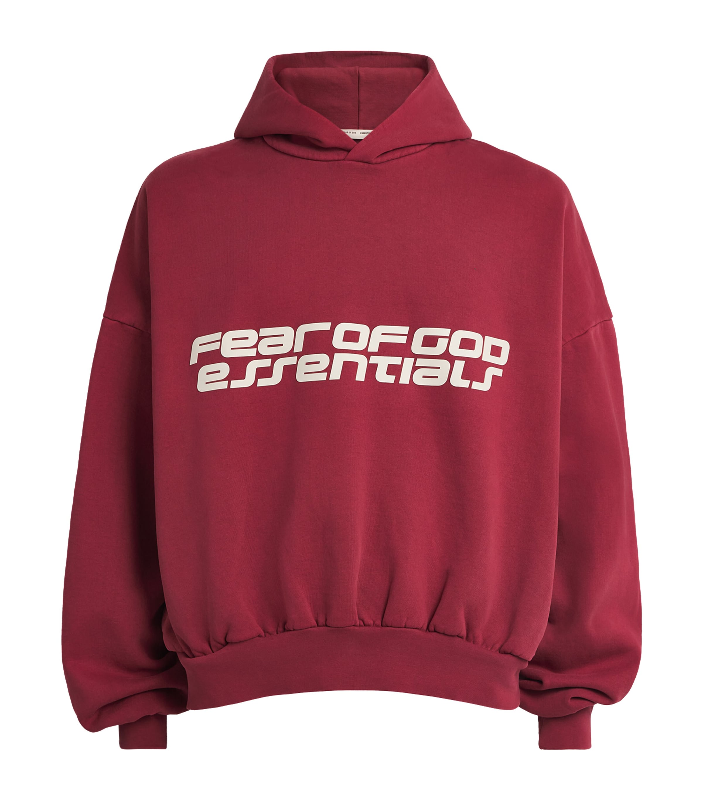 Oversized Logo Hoodie CRIMSON Image 1