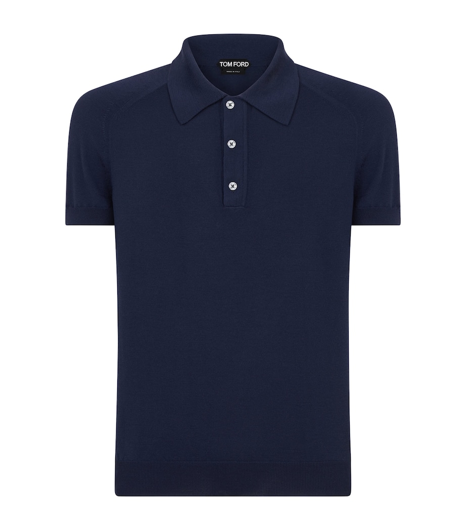 Wool-Blend Polo Shirt HB905 Image 1