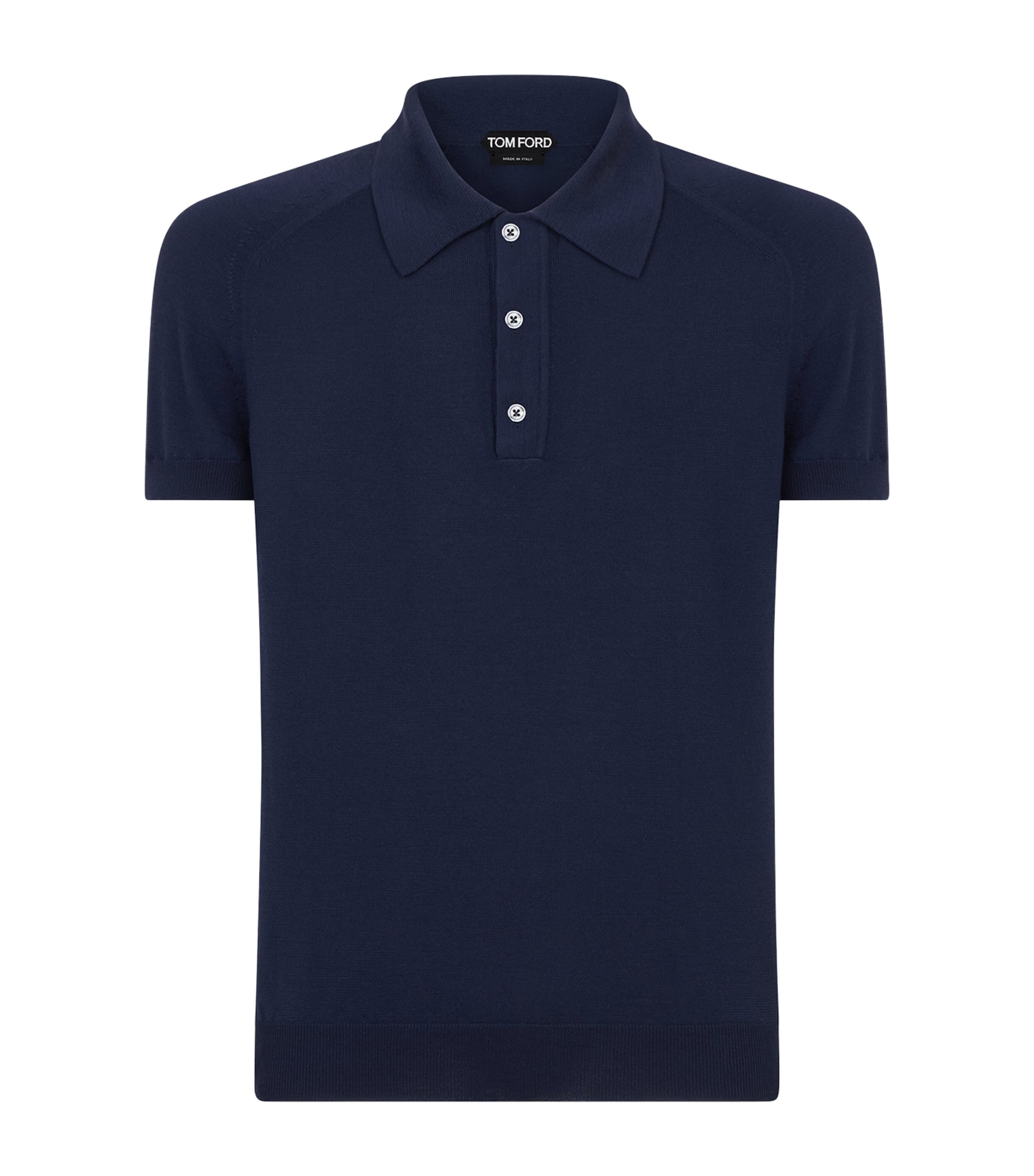 TOM FORD Wool-Blend Polo Shirt | Men Clothing | Polo Shirts | Designers | Tom Ford