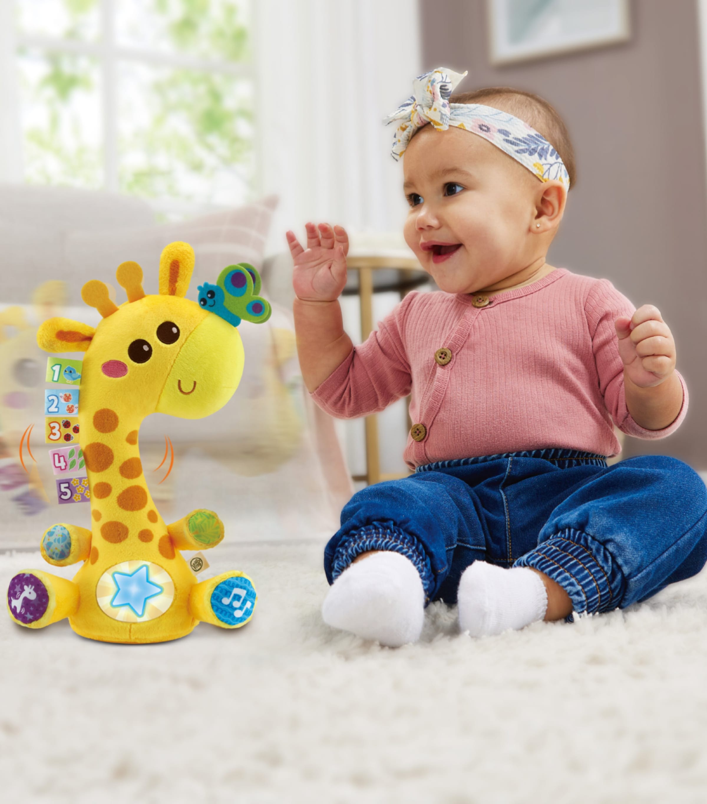 Dancing Colours Giraffe MULTI Image 2