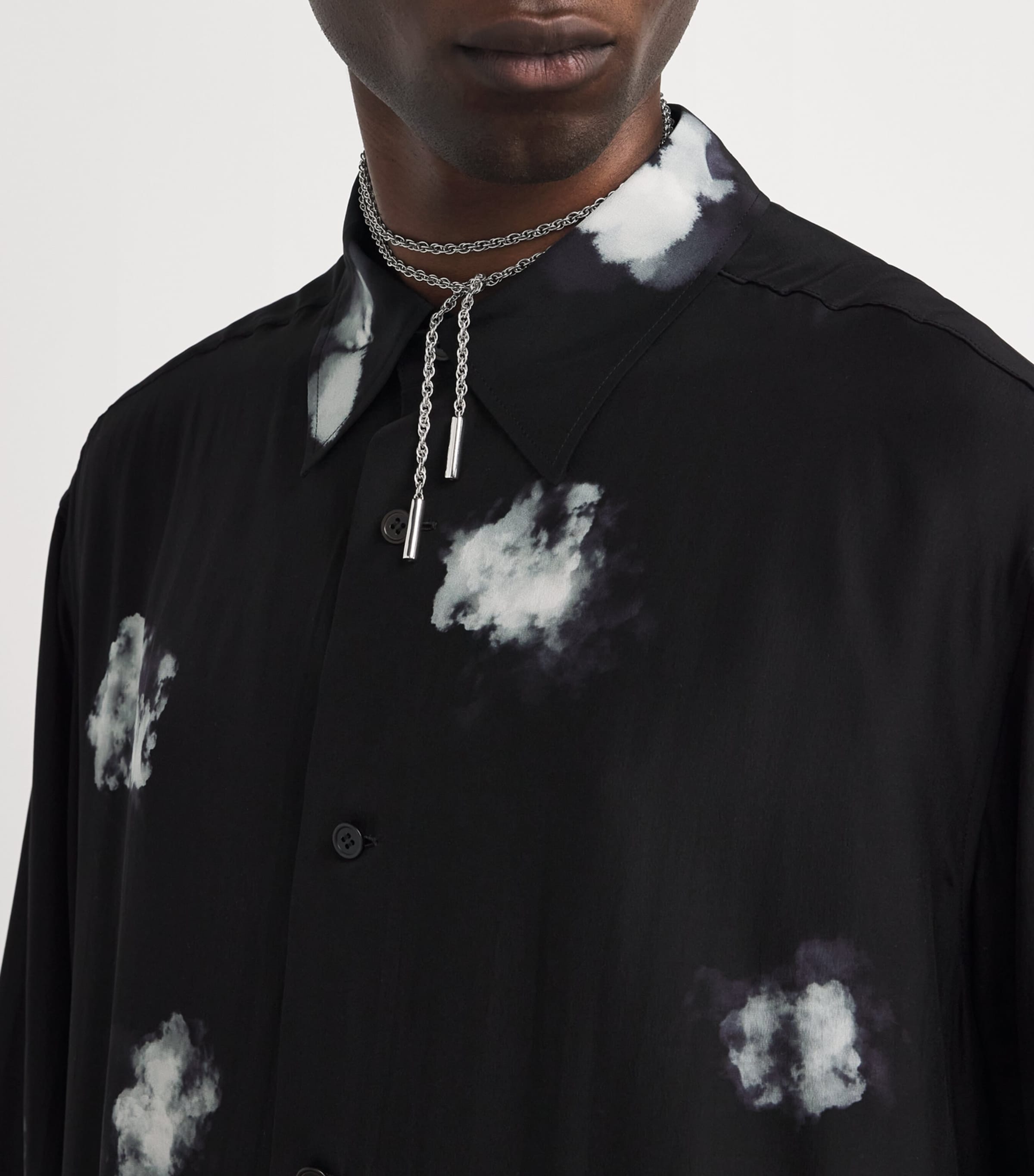 Lace Chain Necklace SILVER Image 4