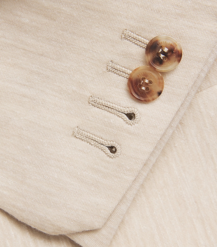 Virgin Wool-Silk-Linen Blazer 2/23 SAND Image 7