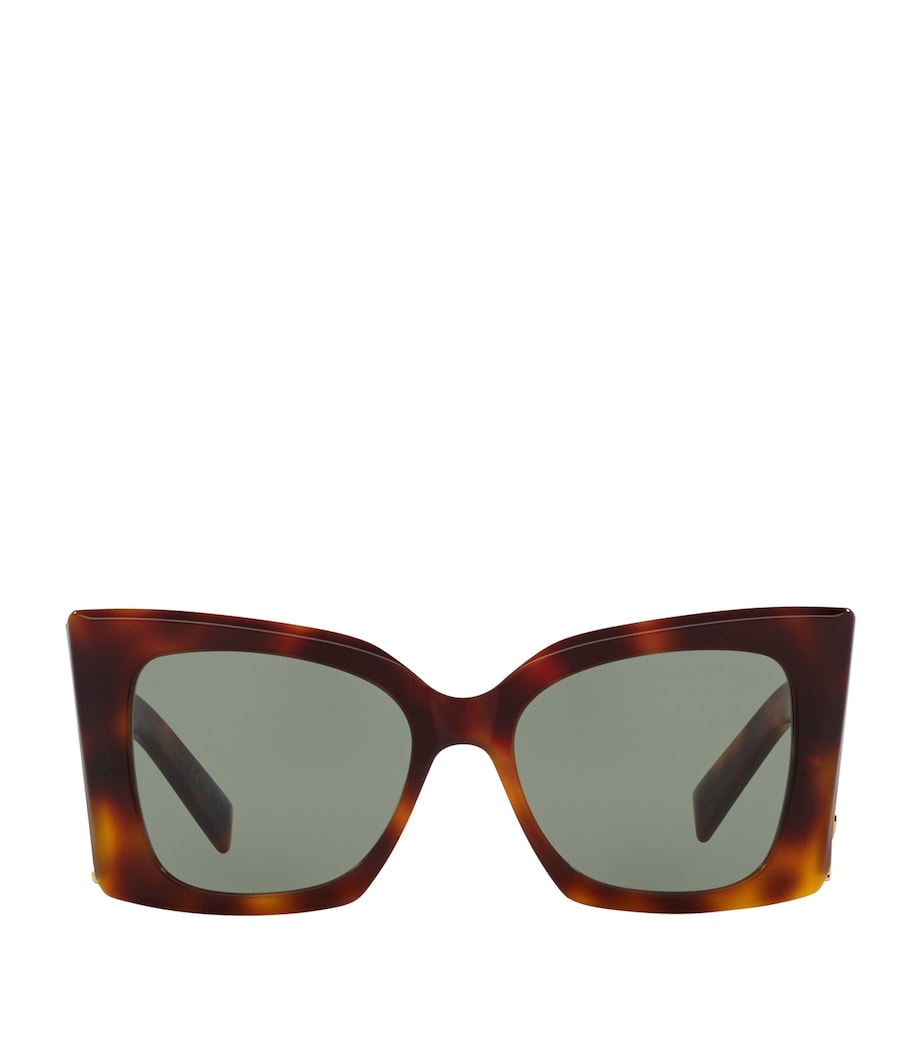 Saint Laurent Tortoiseshell Blaze Sunglasses Image 1