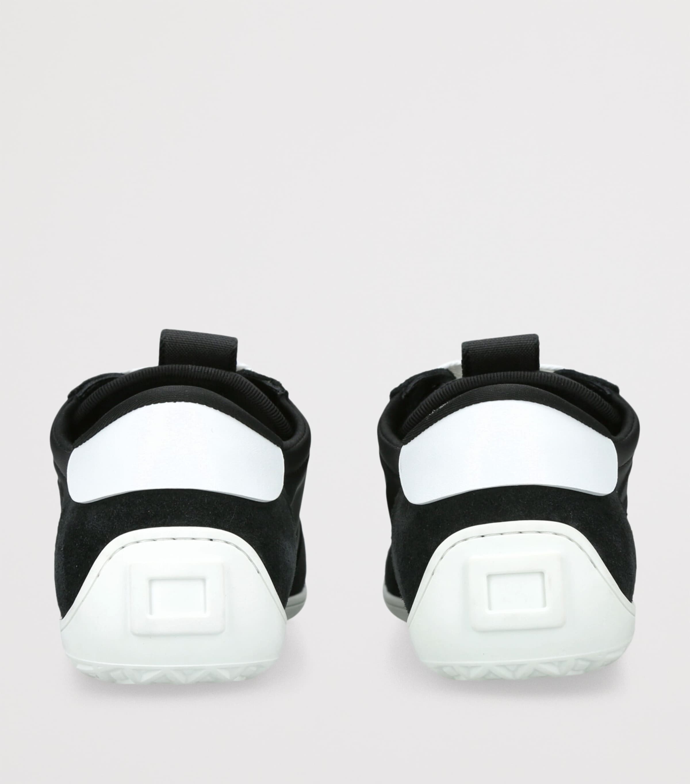 Leather Charms Low-Top Sneakers BLK/WHITE Image 2
