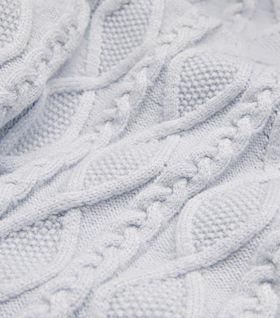 Cable-Knit Snow Bunny Trousers ZEN BLUE Image 5