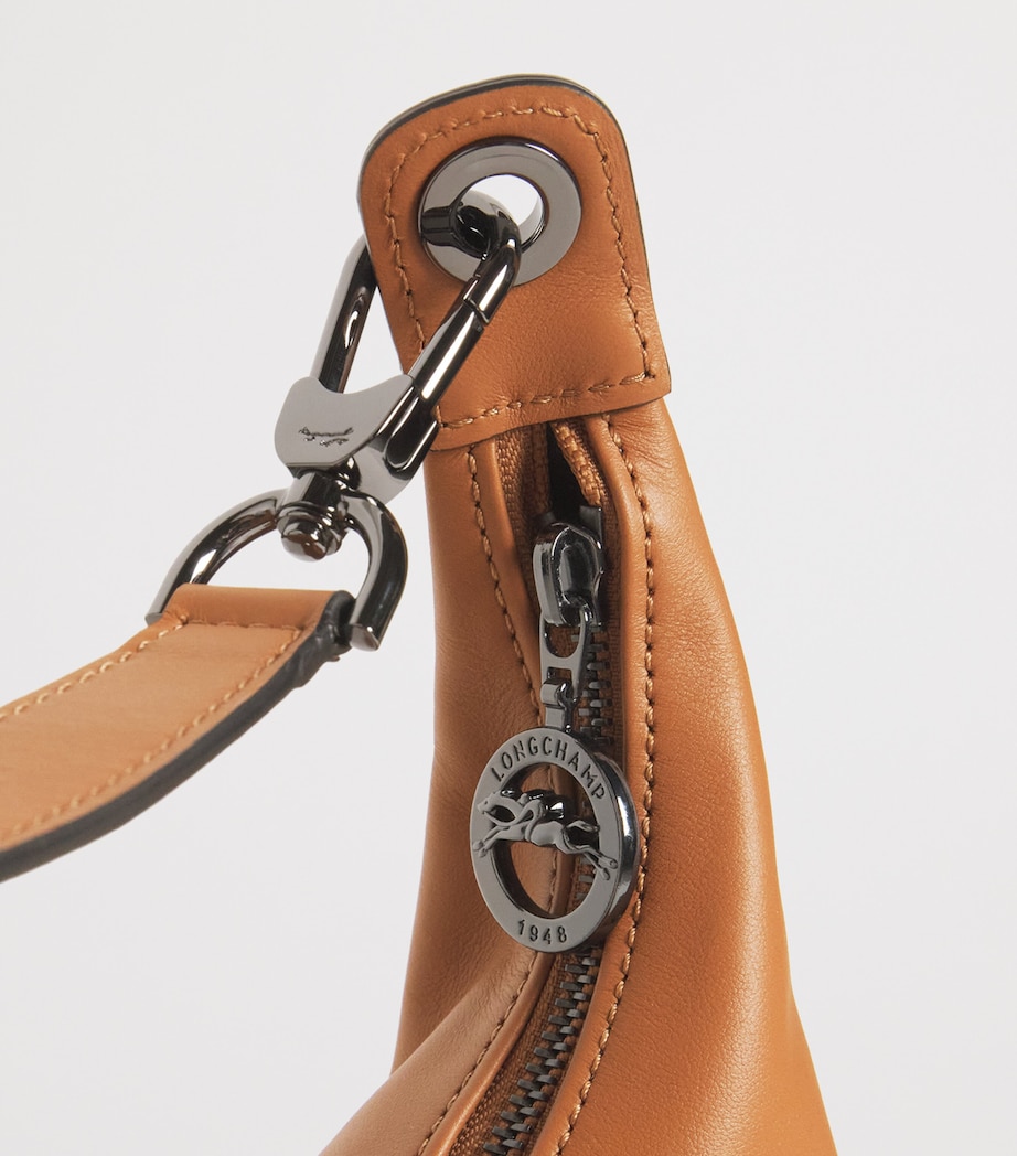 Small Leather Le Pliage Xtra Top-Handle Bag M19 CASHEW Image 4