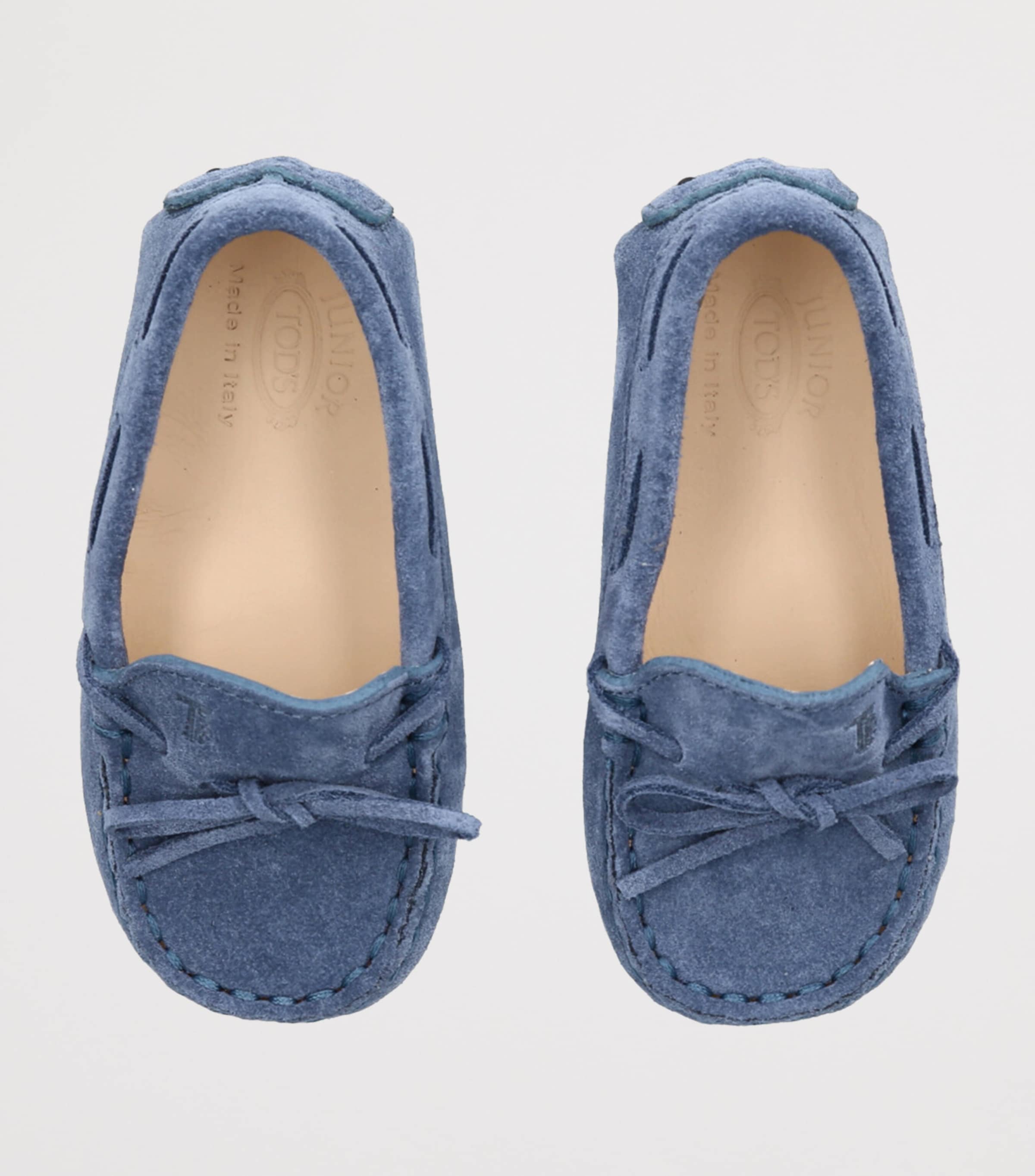 Suede Laccetto Gommino Loafers MID BLUE Image 4