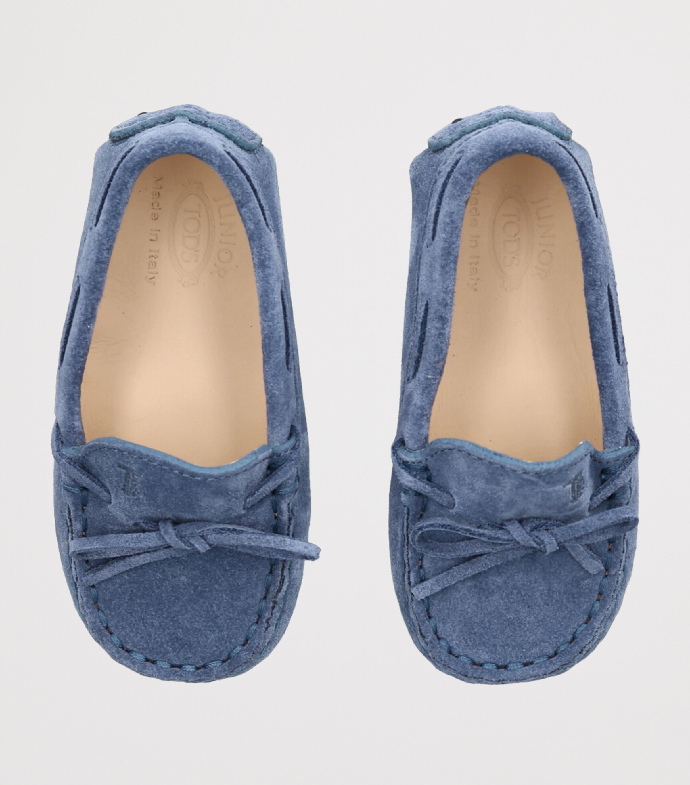 Tod's Suede Laccetto Gommino Loafers | Baby Shoes | Flats | Designers | Tod's Tod's Suede Laccetto Gommino Loafers | Baby Shoes | Flats | Designers | Tod's