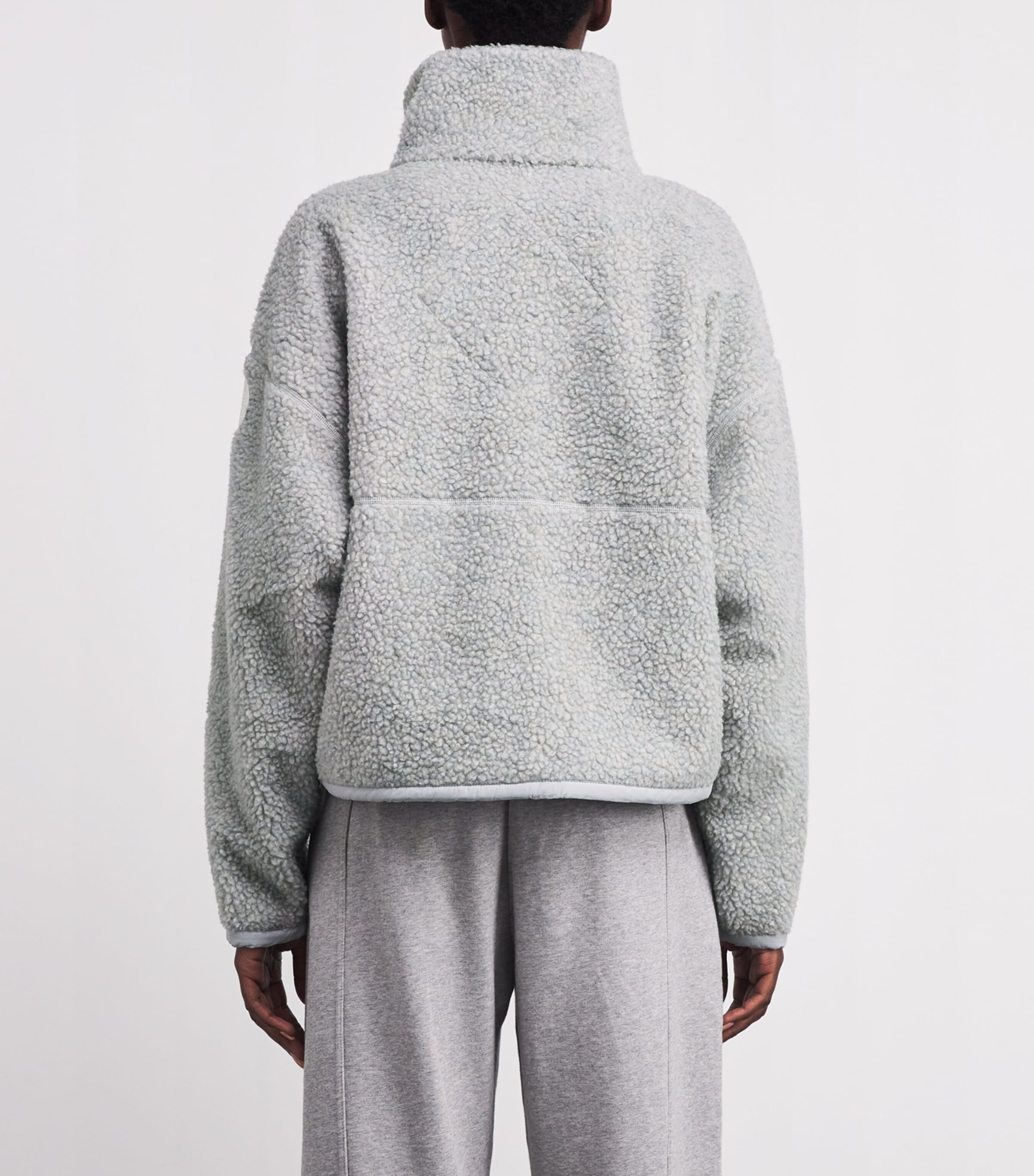 Wool-Blend Fleece Simcoe Jacket 9309 SLVRBRCH HEATHR Image 4