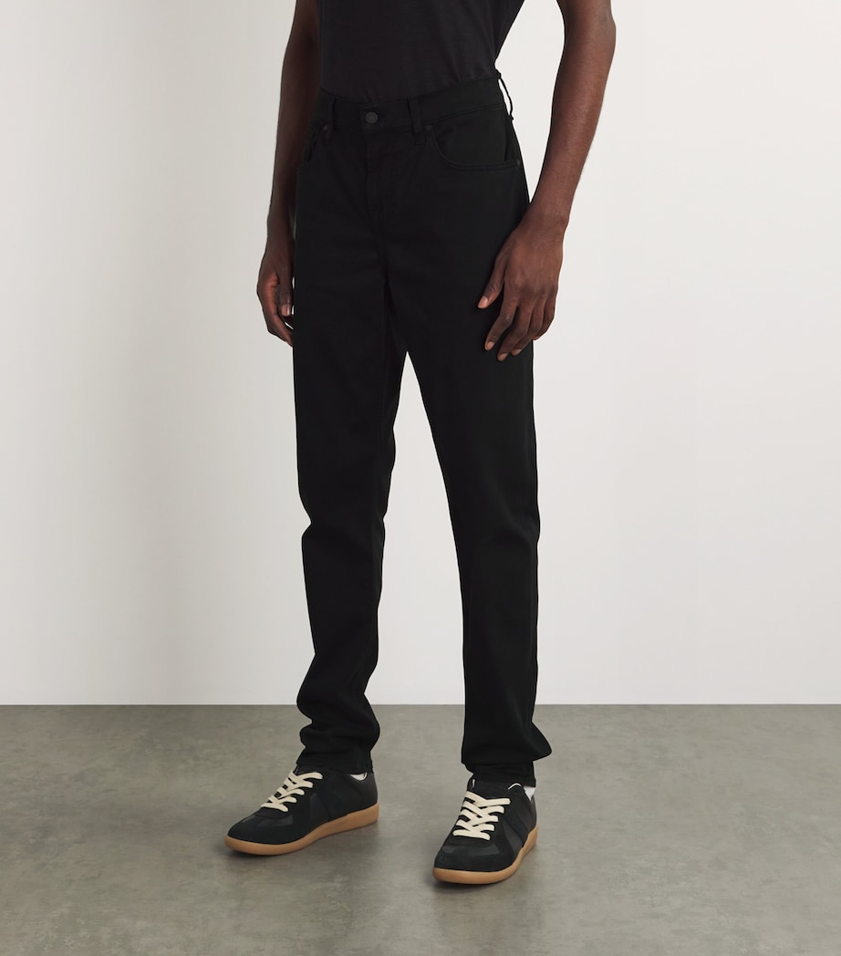 Slimmy Tapered Luxe Performance Plus Jeans BLACK Image 3