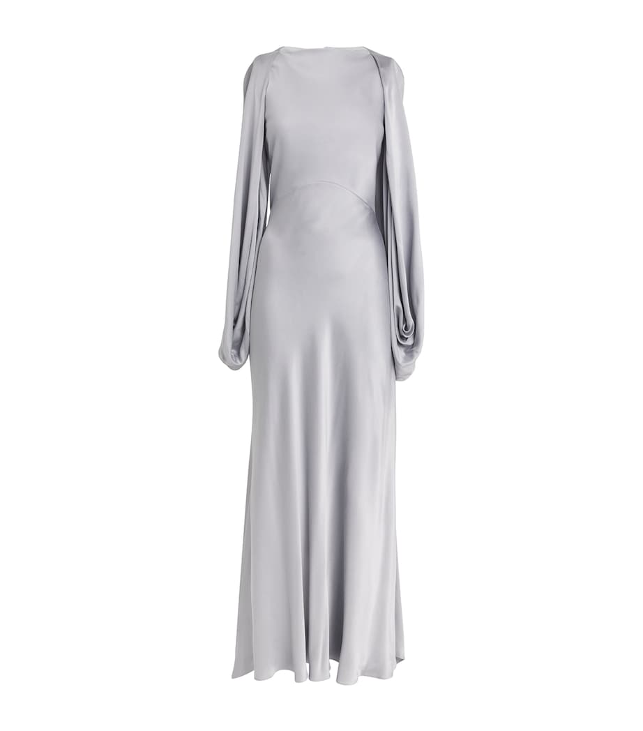 Roksanda Grey Silk Kami Maxi Dress | Harrods US Roksanda Grey Silk Kami Maxi Dress | Harrods US