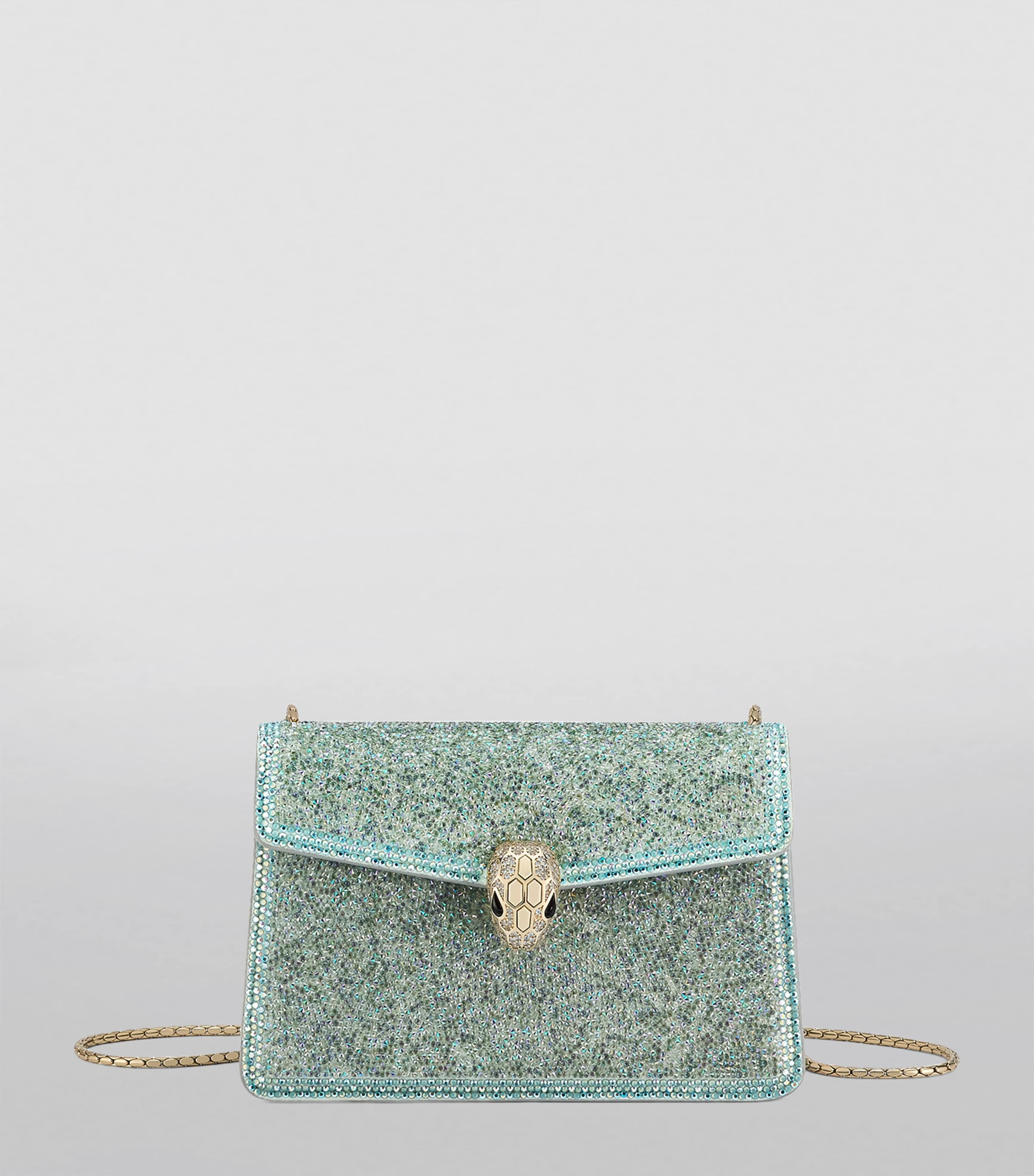 Mini Serpenti Forever Cross-Body Bag TURQUOISE Image 2