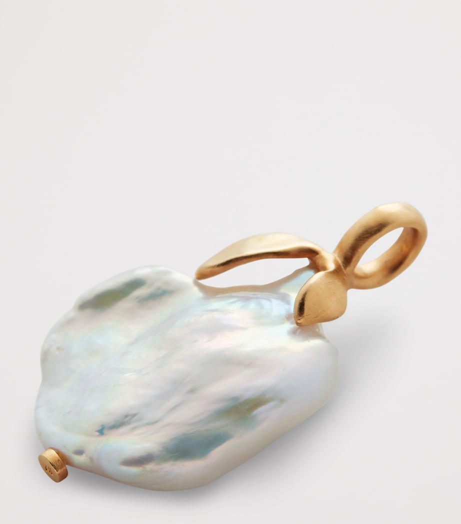 Gold Vermeil and Keshi Pearl Pendant 18K GOLD VERMEIL Image 2