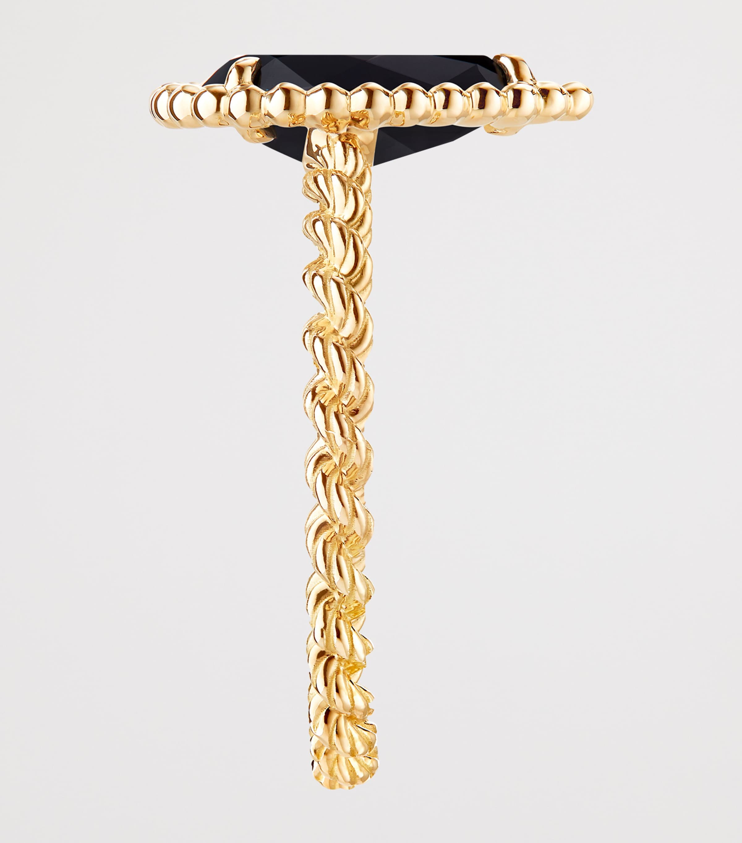 Boucheron Small Yellow Gold and Onyx Serpent Bohème Ring Yellow Gold Image 4