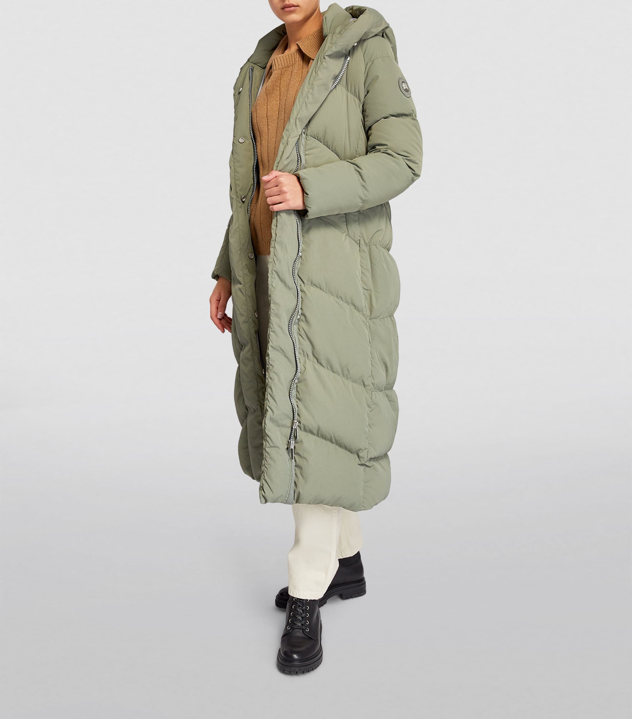 Down-Filled Marlow Padded Coat 852 SAGEBUSH Image 2