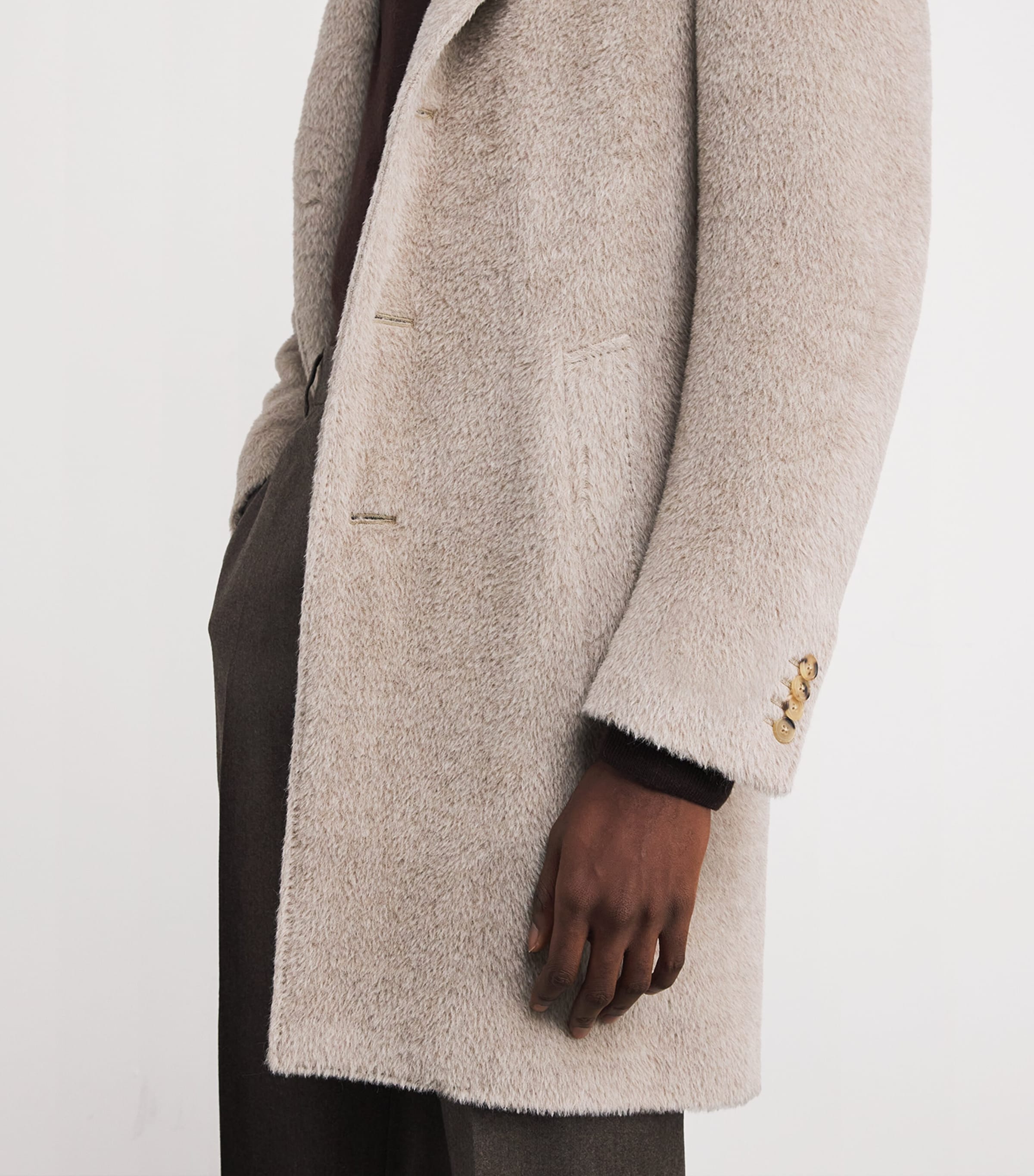 Alpaca-Wool Overcoat 701 Image 6