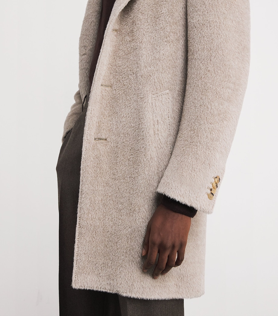 Alpaca-Wool Overcoat 701 Image 6