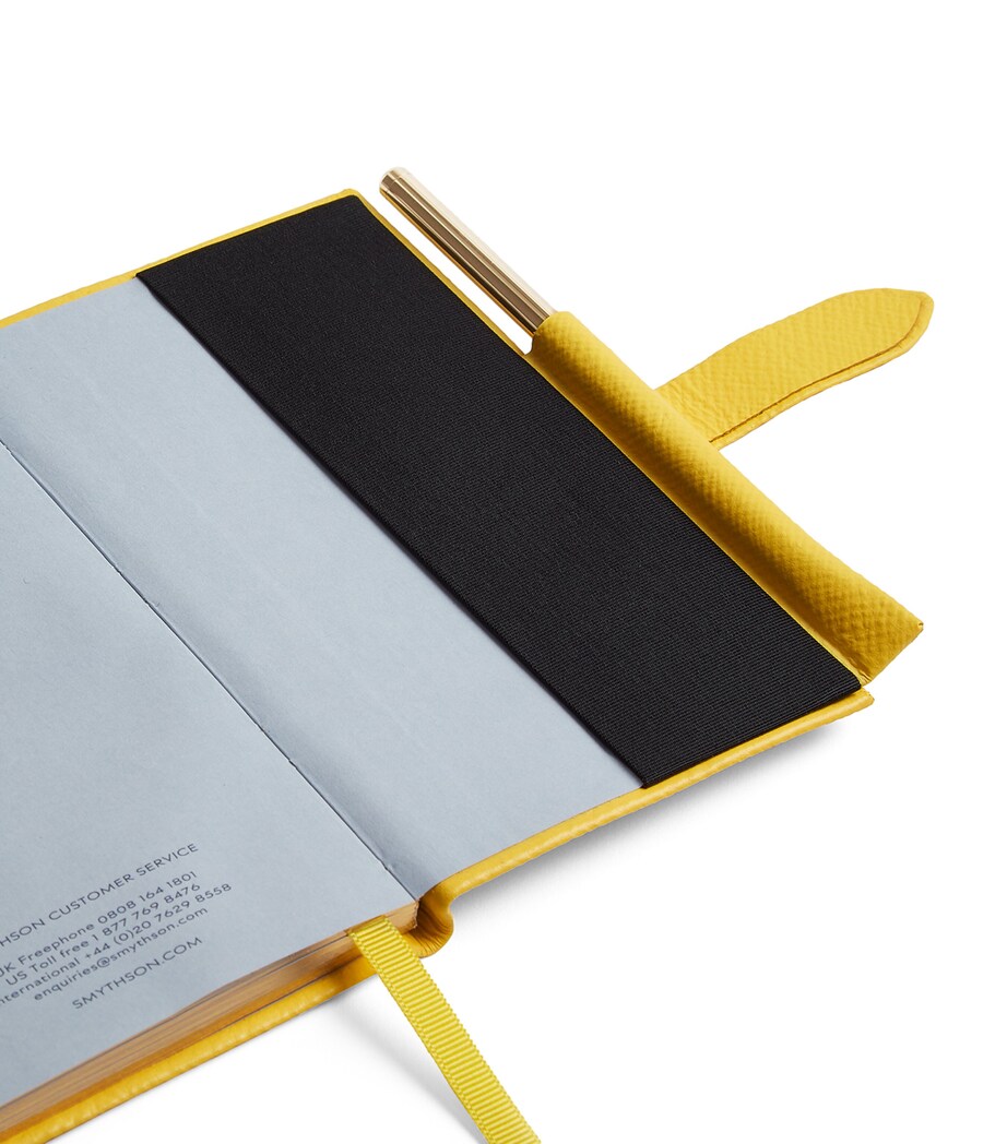 Panama Leather 2025 Weekly Diary LEMON Image 3