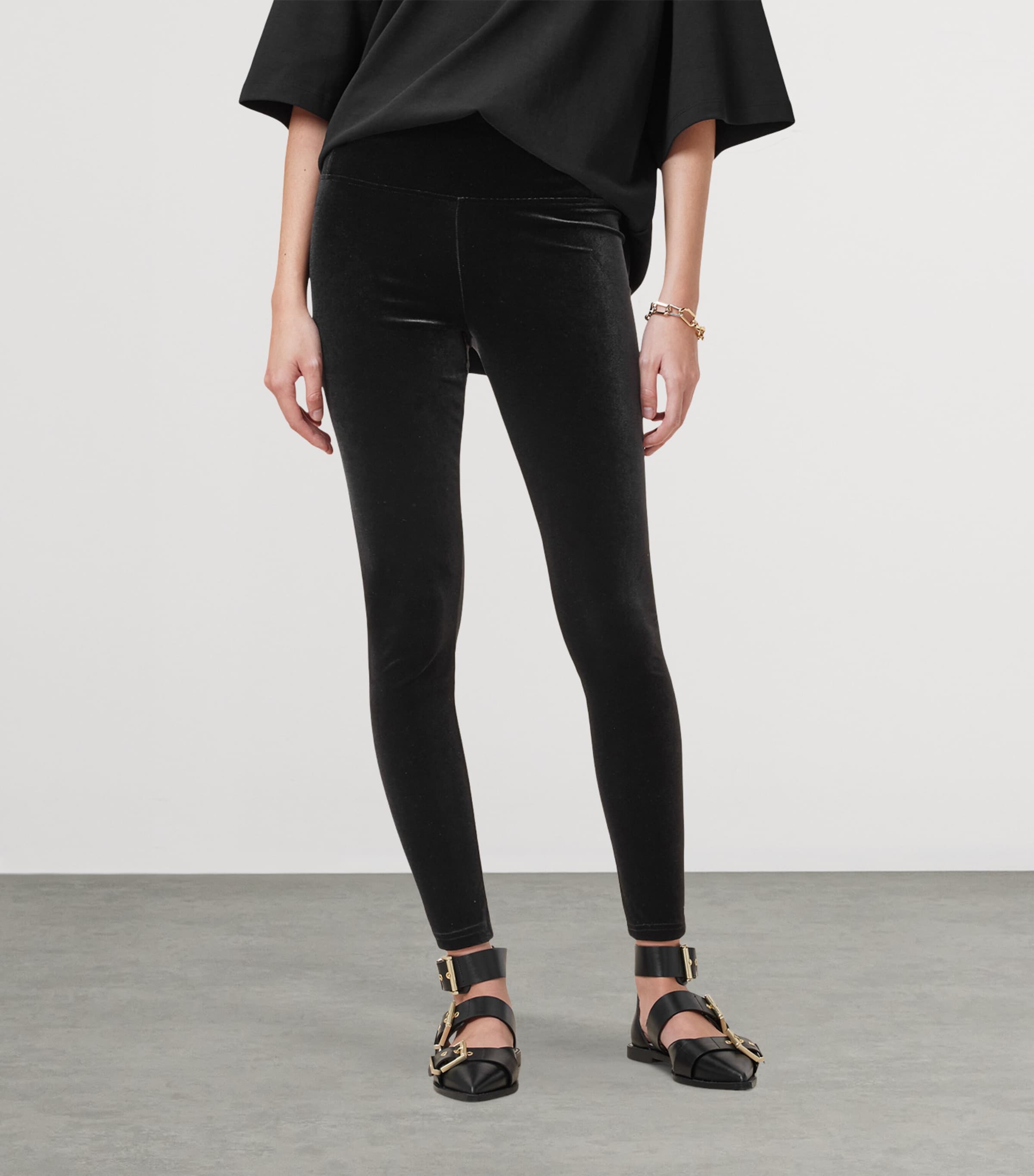 Velvet Cora Leggings BLACK Image 4