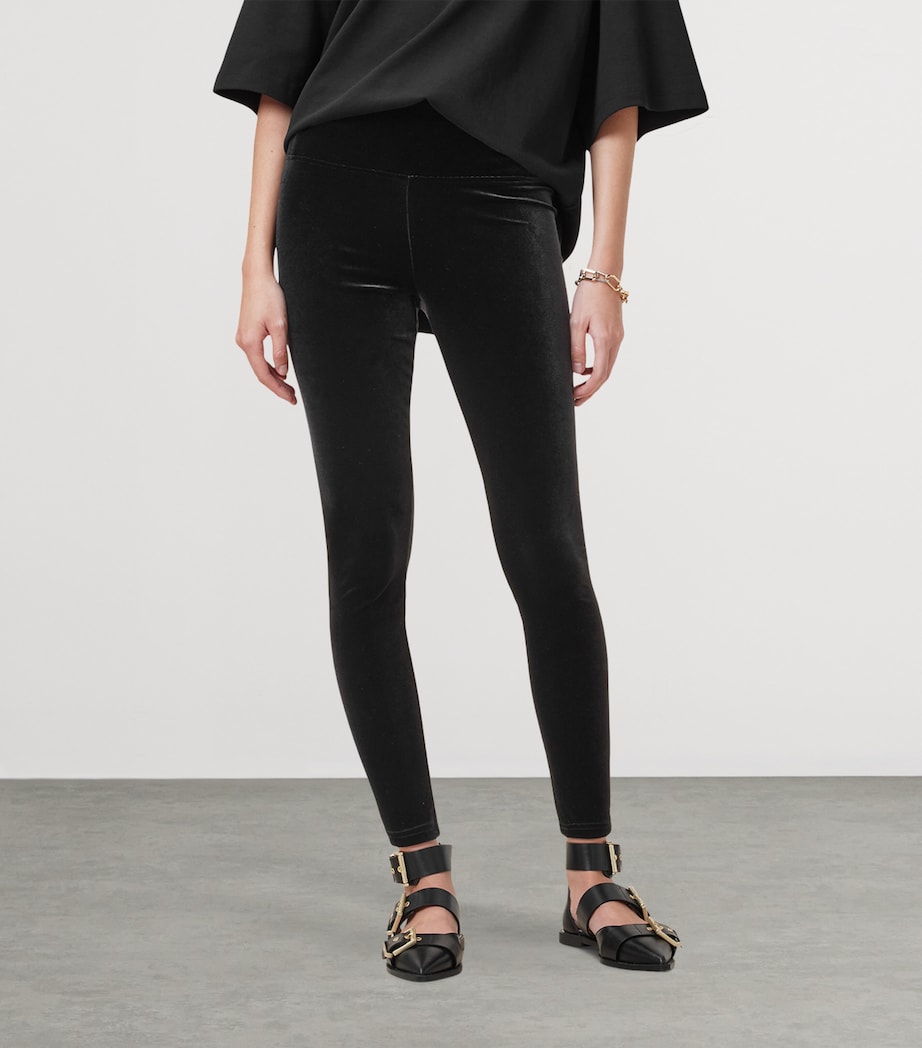 Velvet Cora Leggings BLACK Image 4