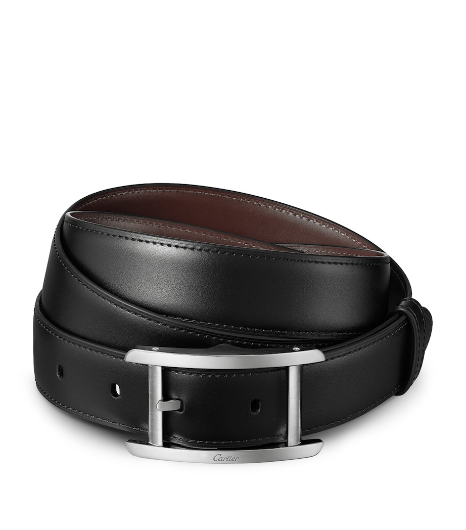Cartier Leather Tank de Cartier Belt Black Image 1
