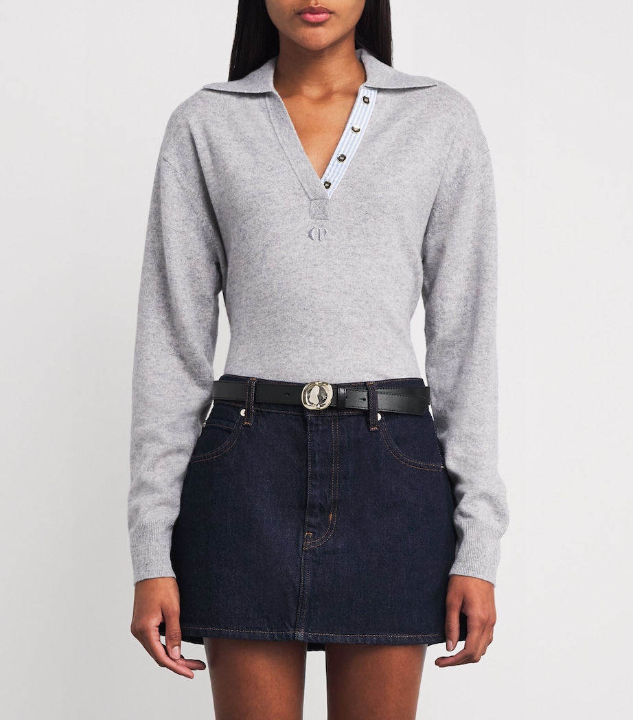 Leather Belt BLACK Image 2