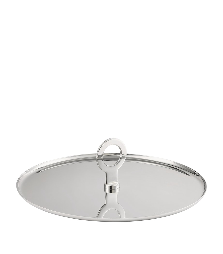 Stainless Steel OH de Christofle Cocktail Plate (27cm) SILVER Image 1