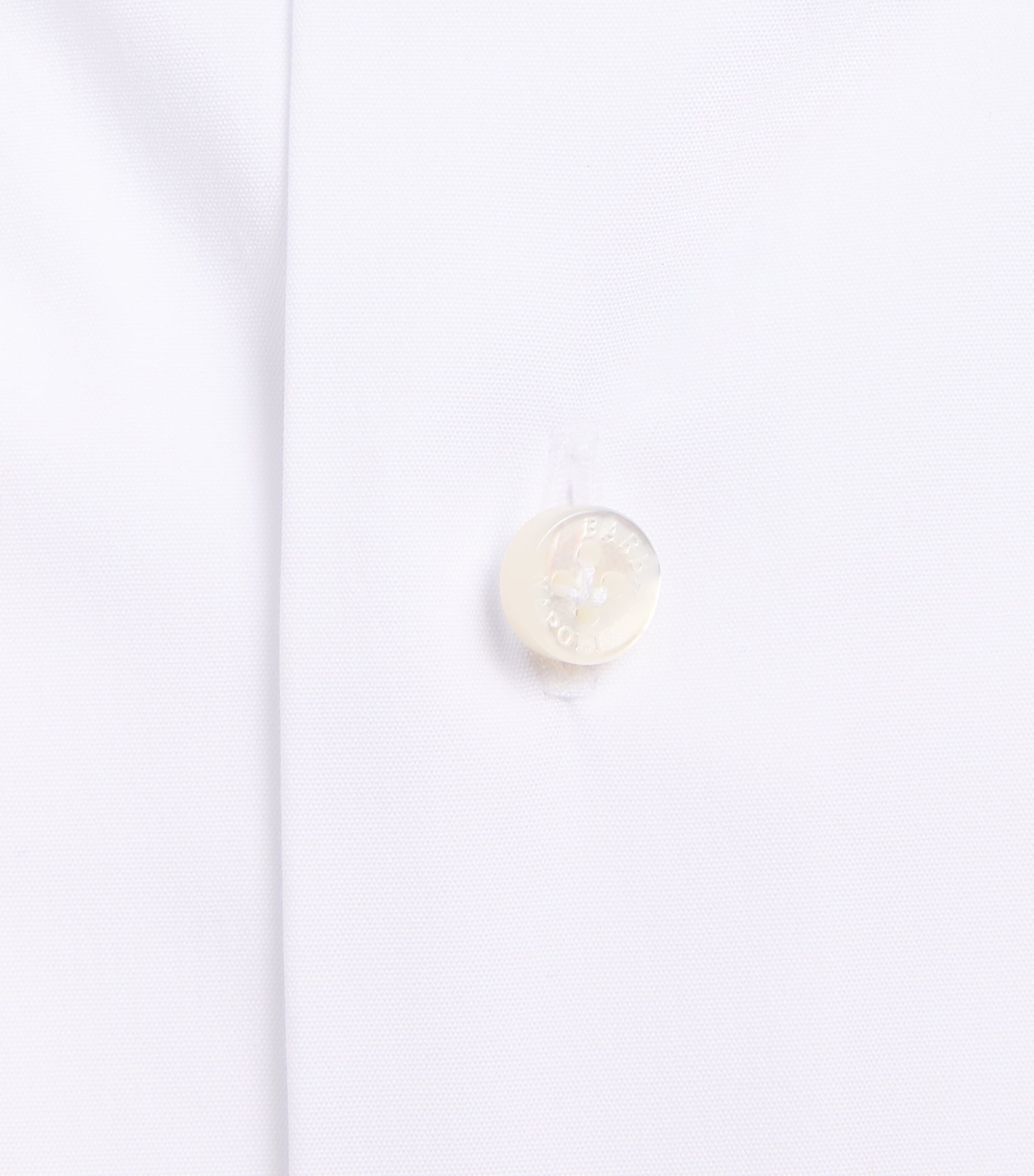 Barba Napoli Mens Stretch-Cotton Poplin Slim Shirt White Image 6