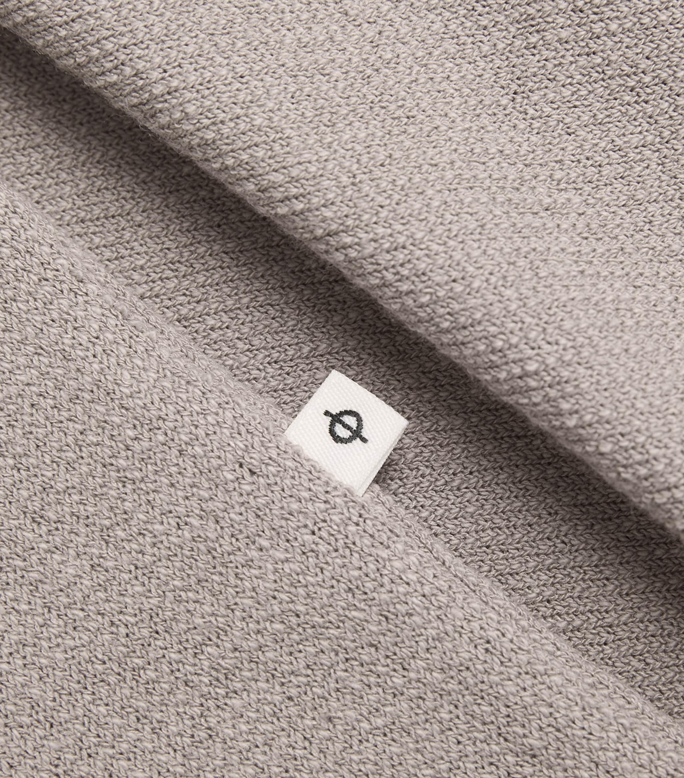 Saolli Zip-Up Polo Shirt ELEPHANT SKIN Image 5