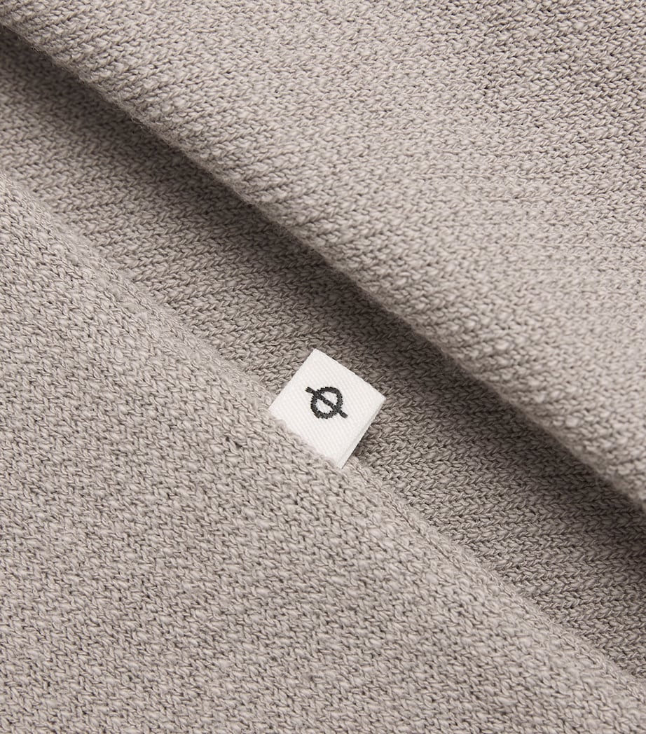 Saolli Zip-Up Polo Shirt ELEPHANT SKIN Image 5