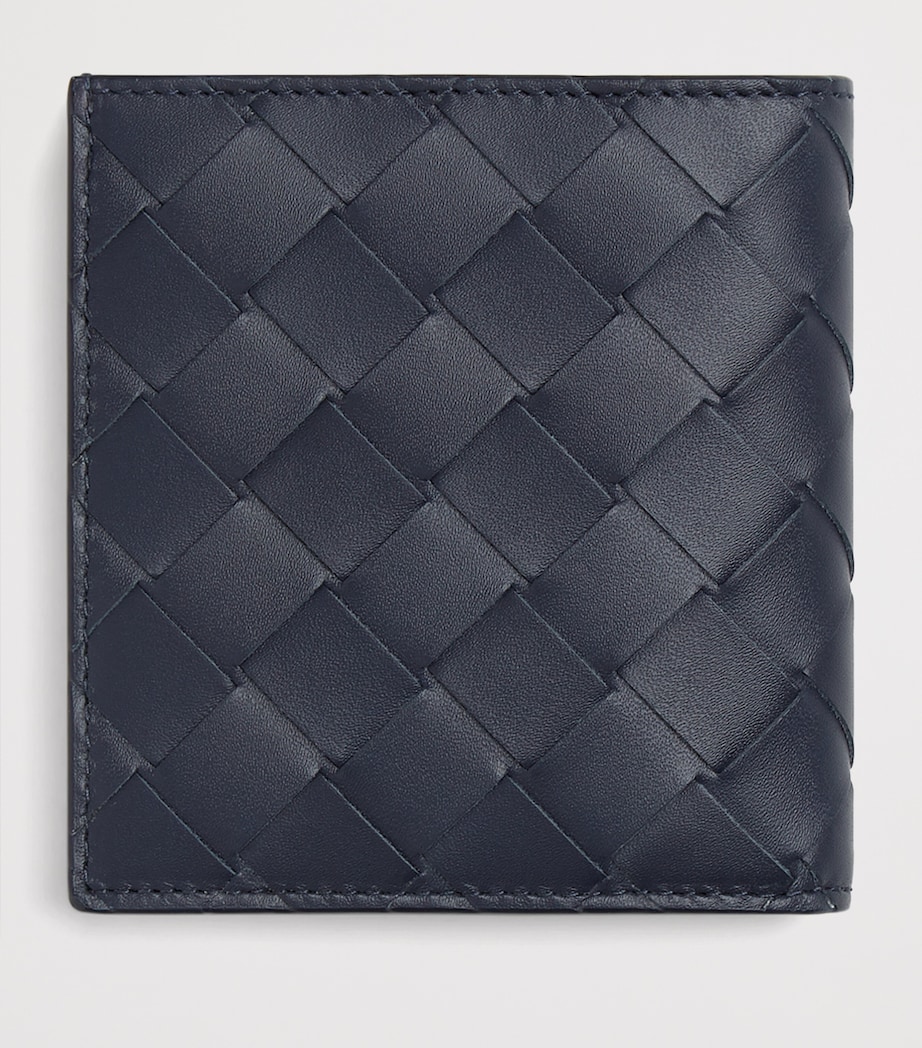 Slim Leather Intrecciato Bifold Wallet 3258 Image 3