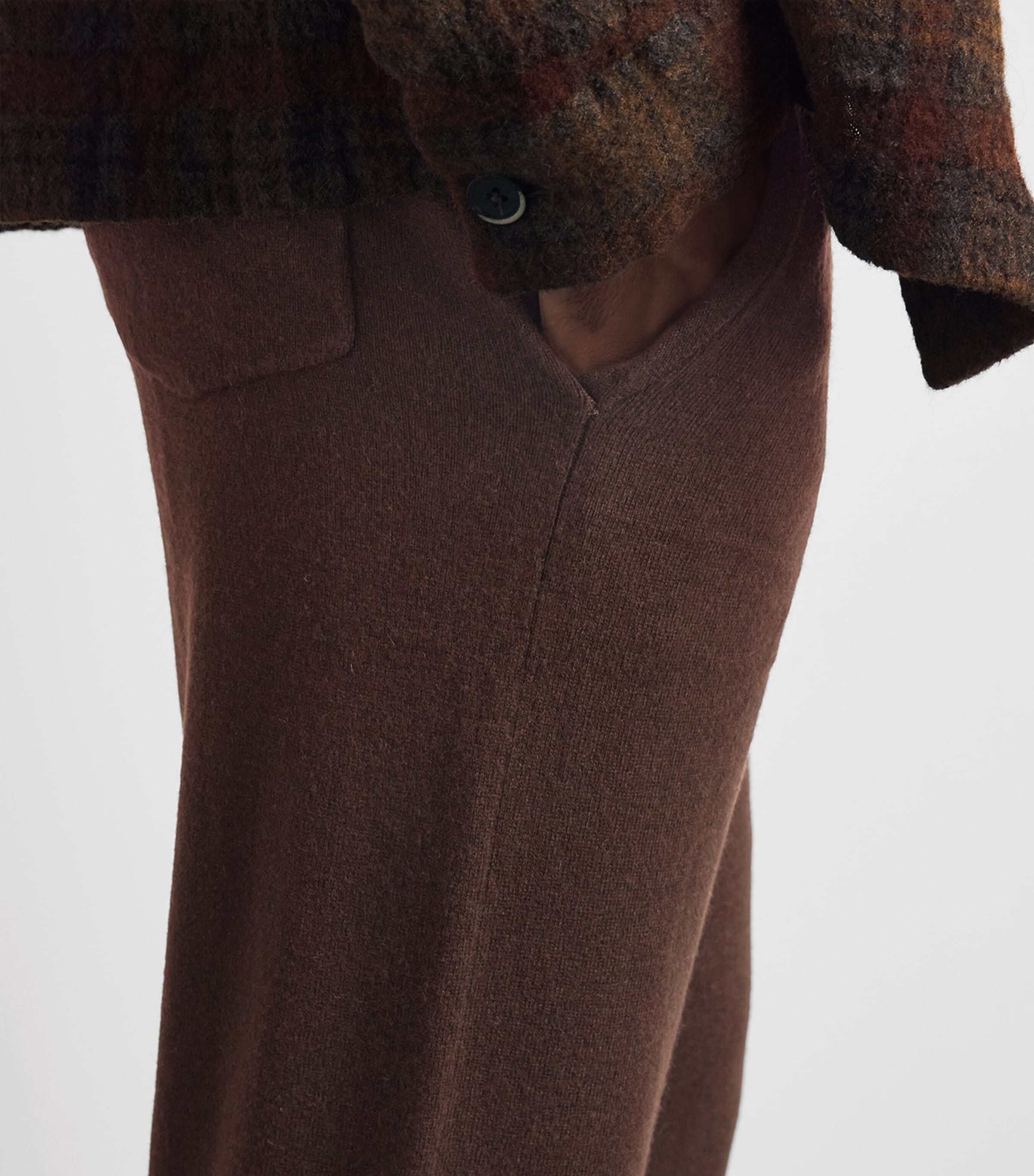 Allude Mens Virgin Wool-Cashmere Sweatpants Image 3