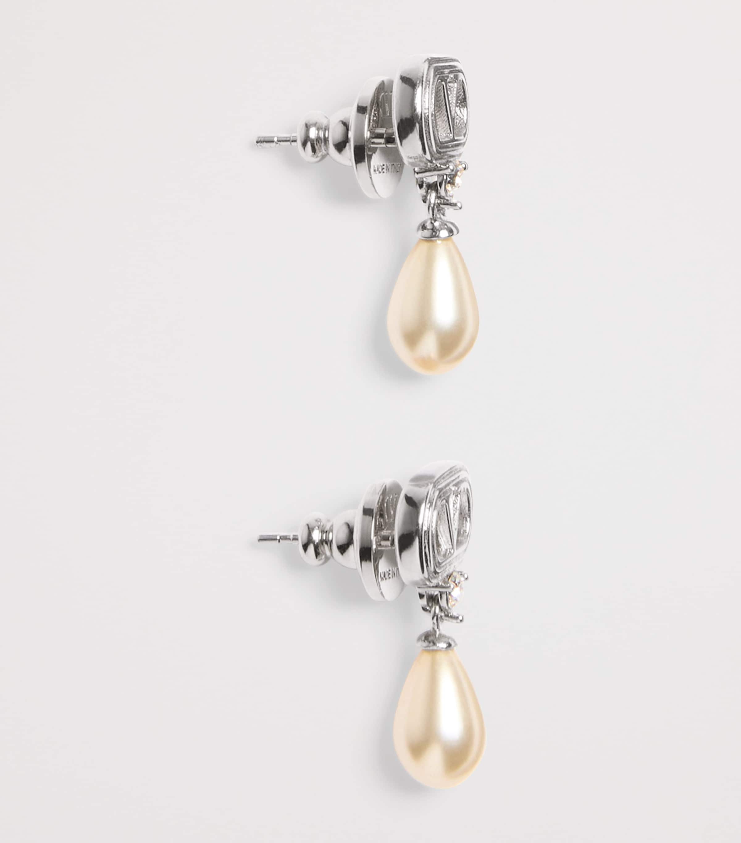 Crystal-Embellished Ovalette Earrings DFF Image 3