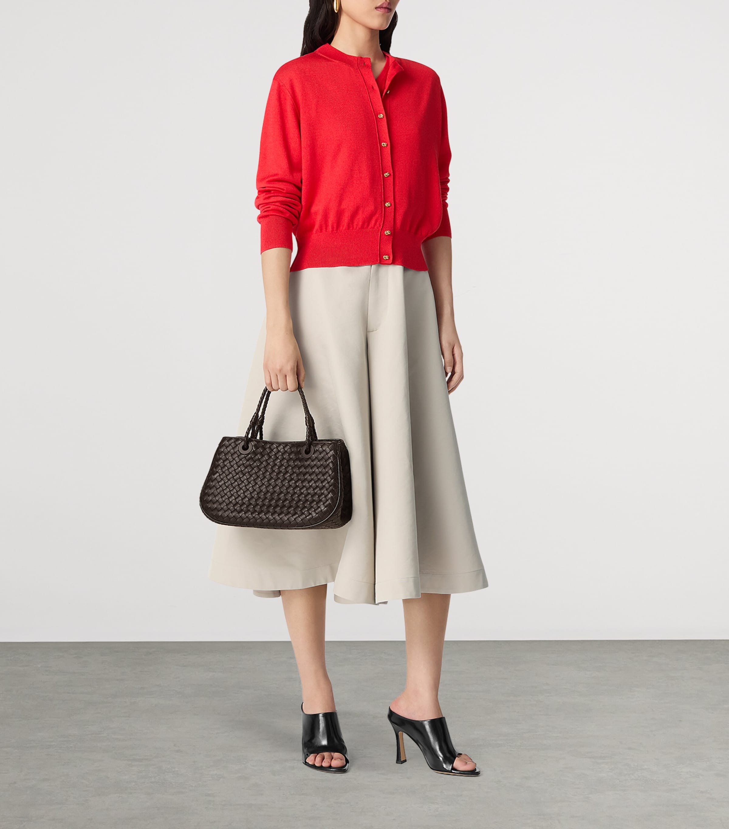 Leather Basket Shoulder Bag 2272 Image 2