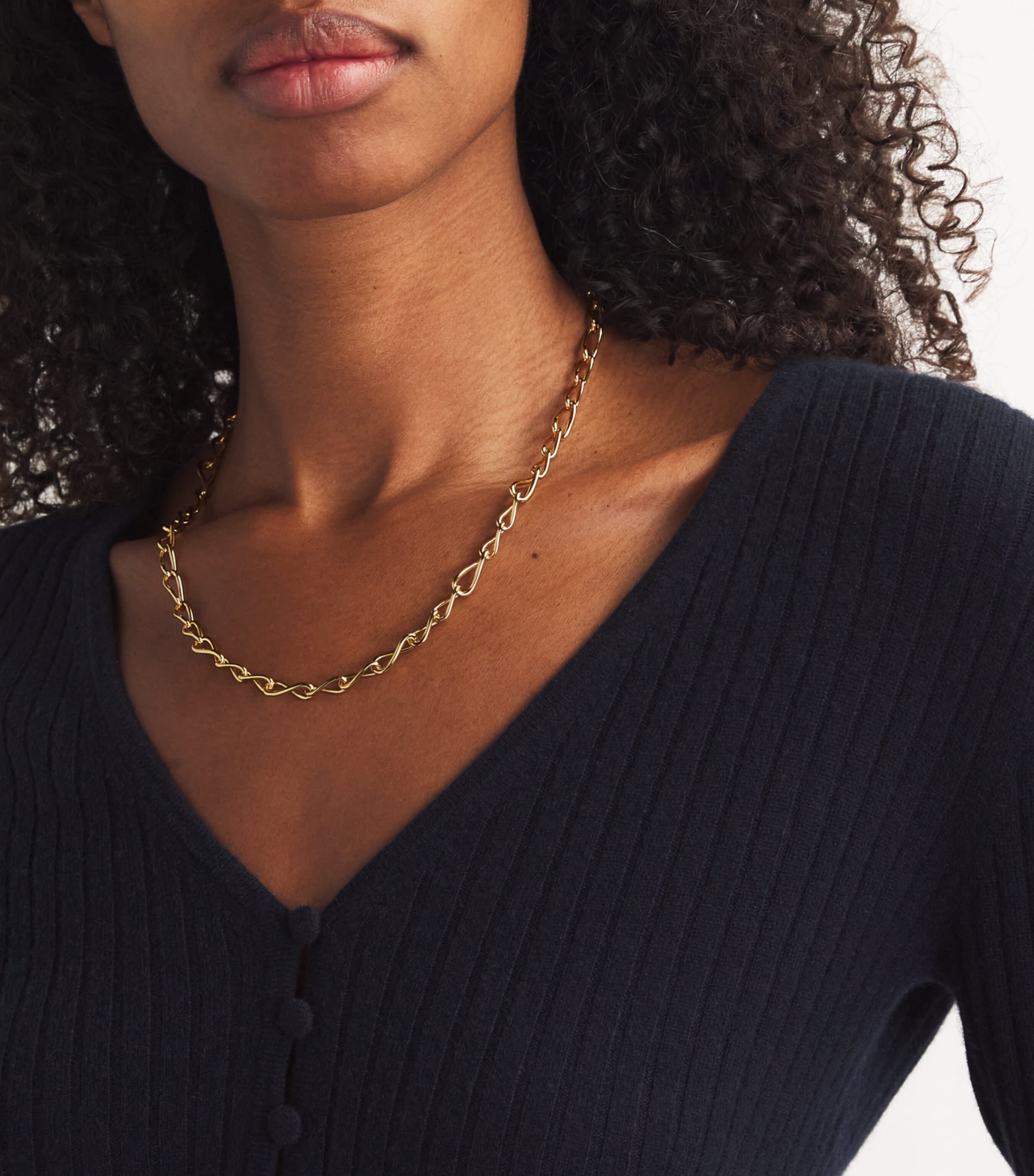 Infinity Chain Necklace GOLD Image 2