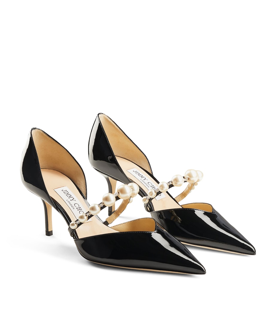 Aurelie 65 Patent Leather Pumps BLACK/WHITE Image 2