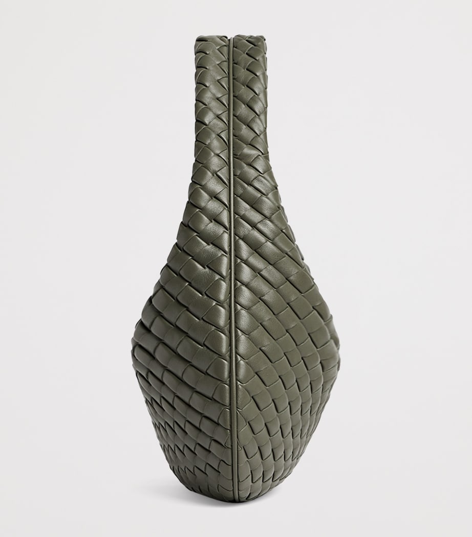 Small Leather Intrecciato Veneta Shoulder Bag 3292 Image 4