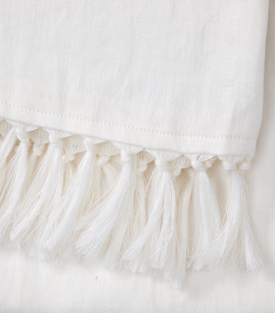 Penthouse Aldrich Throw (140cm x 180cm) WHITE Image 2