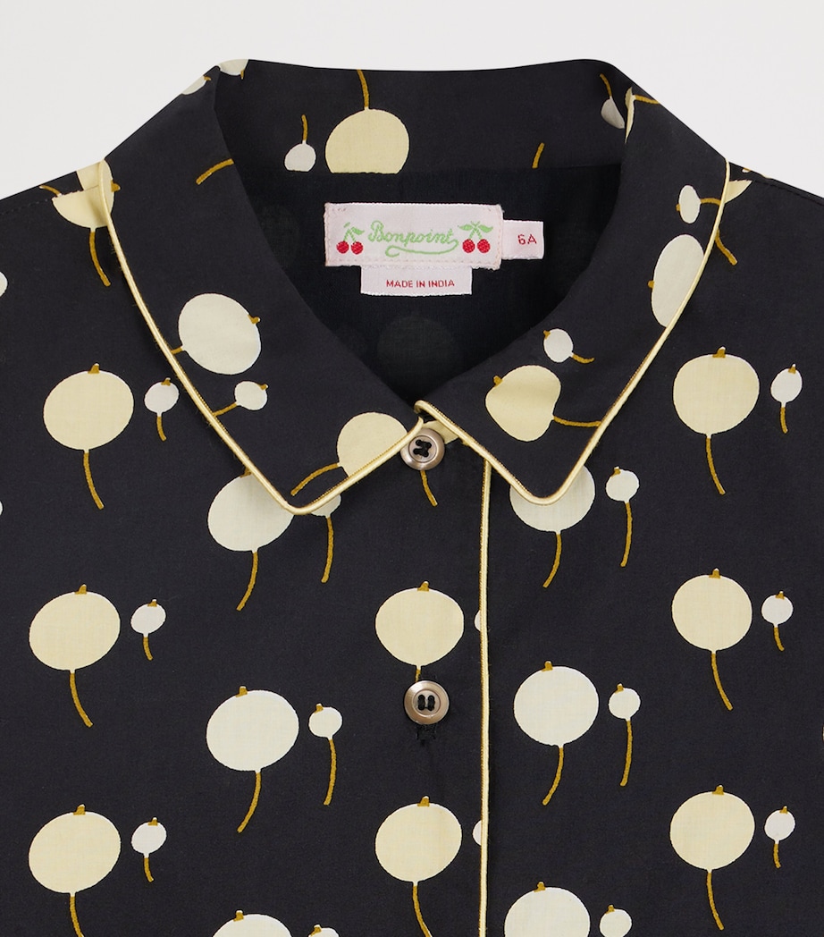 Organic Cotton Cherry Print Dress (4-14 Years) IMP FAUX NOIR Image 3