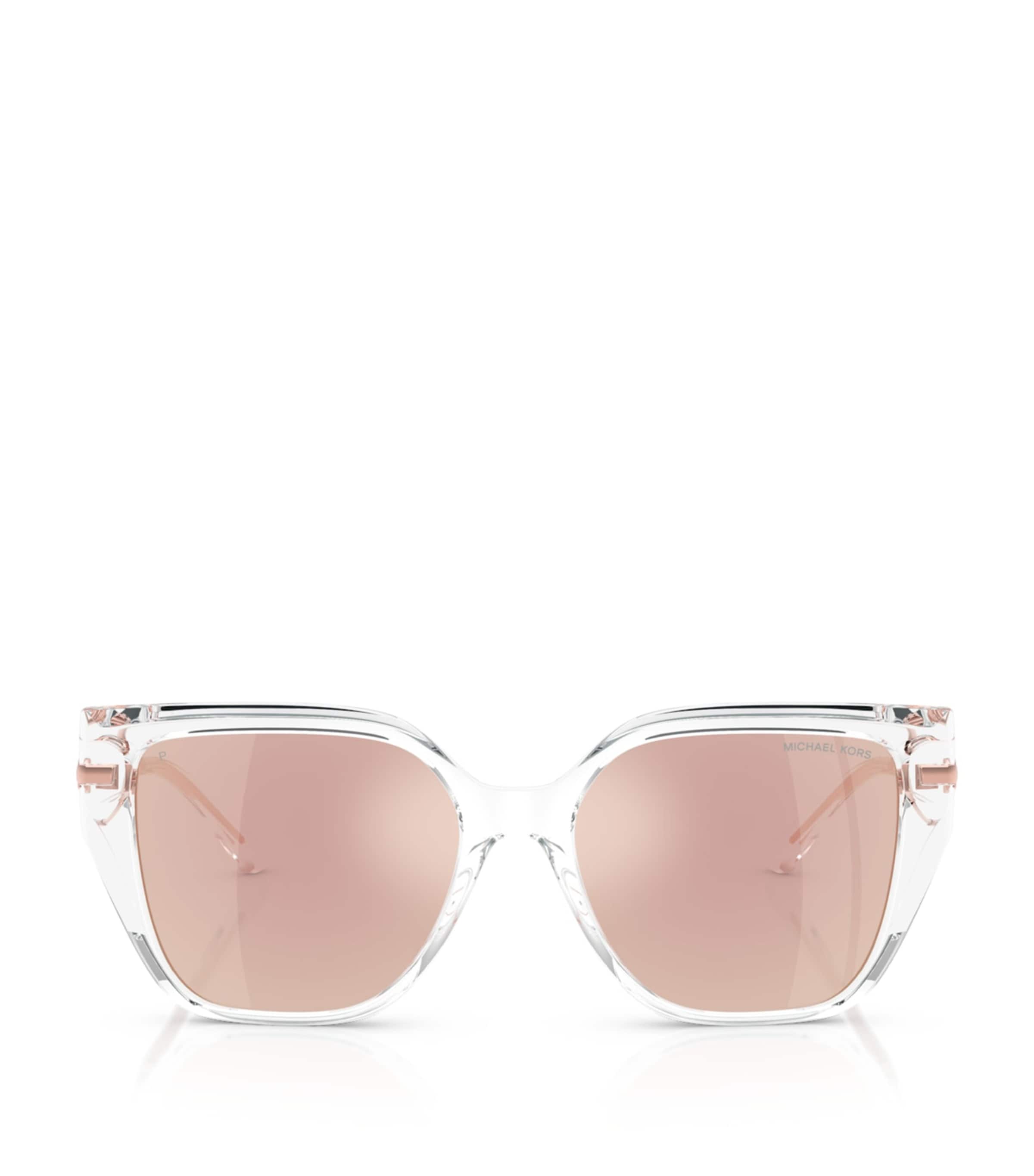 Michael Kors St. Barths Square Sunglasses Clear Image 1