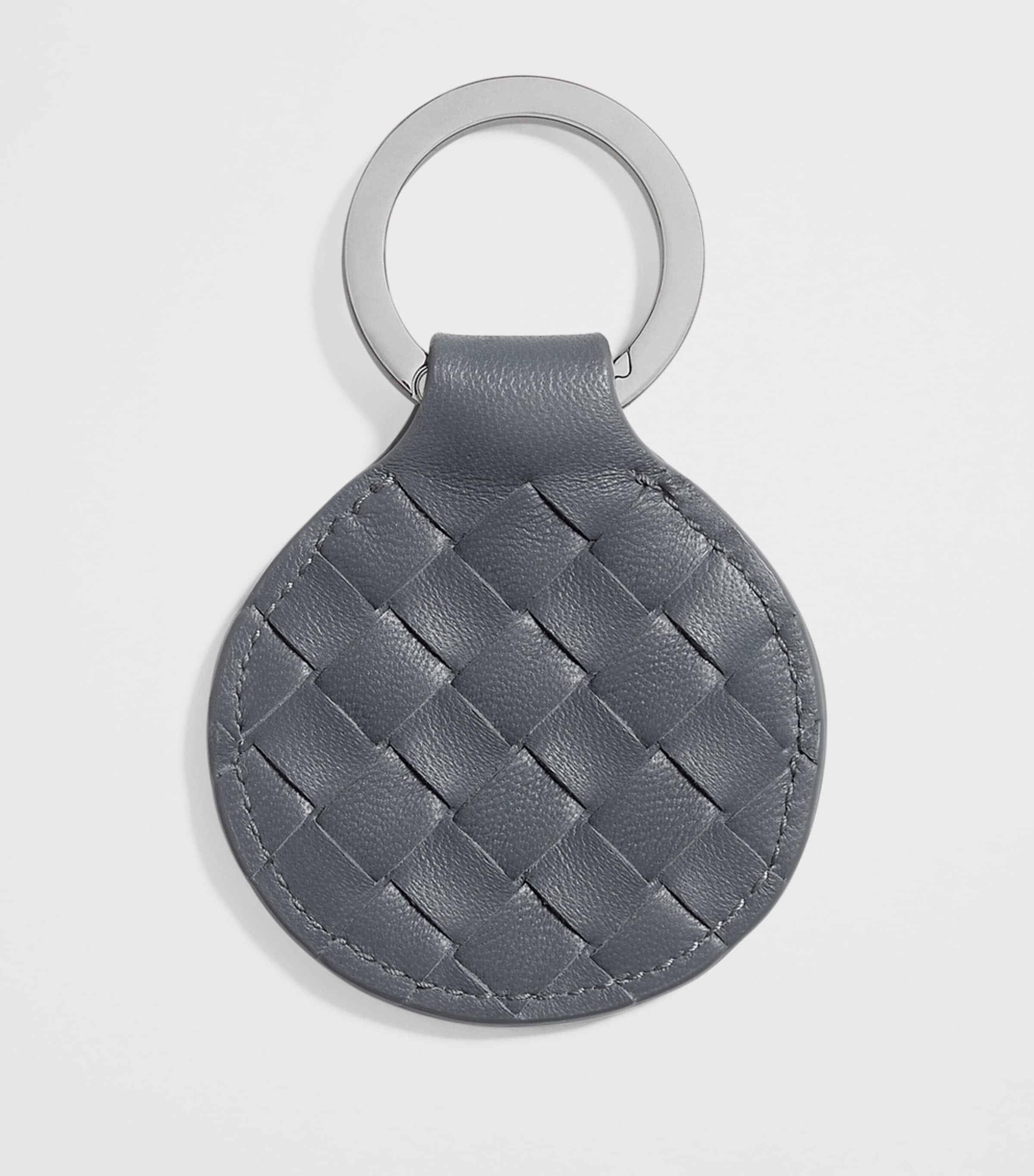 Bottega Veneta Leather Intrecciato Piccolo Keyring Image 2