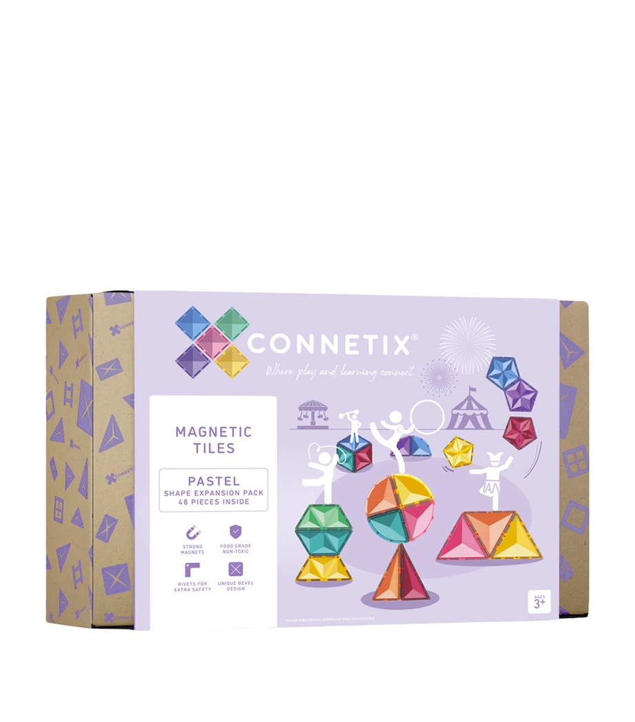 Connetix Tiles Pastel Shape Expansion Pack Image 1